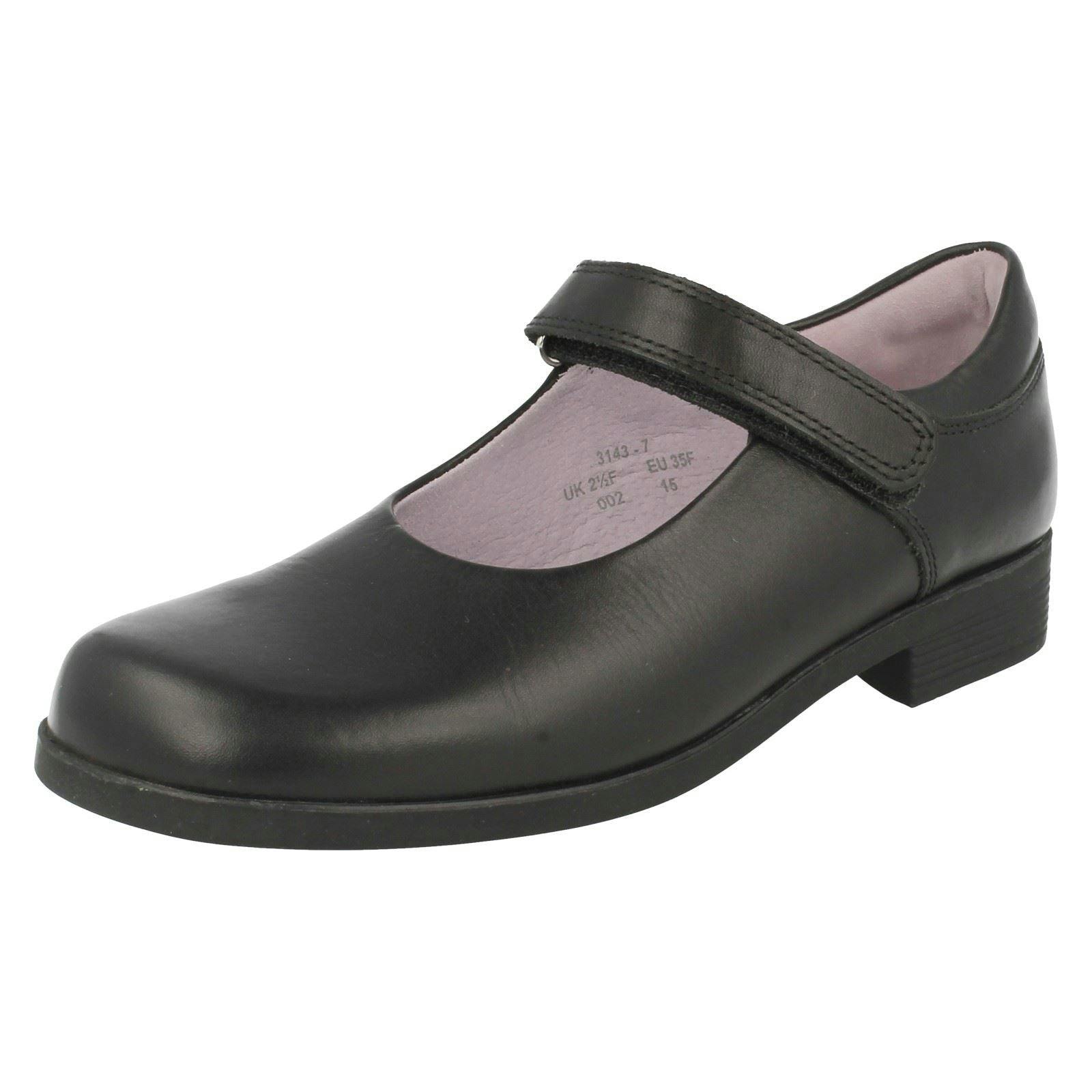 Start-Rite Girls Black Formal/School Shoes Samba - Leather - Uk 4.5 Child - G