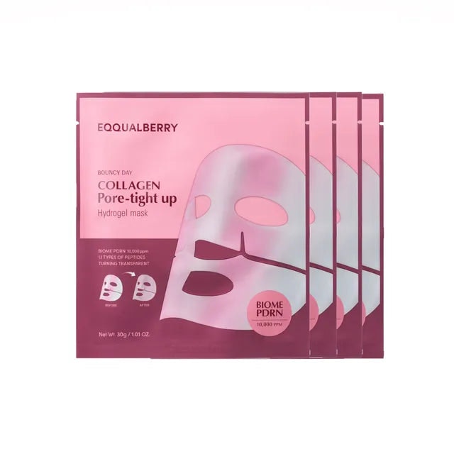 Eqqualberry Collagen Pore-Tight Up Hydrogel Mask 1Pc