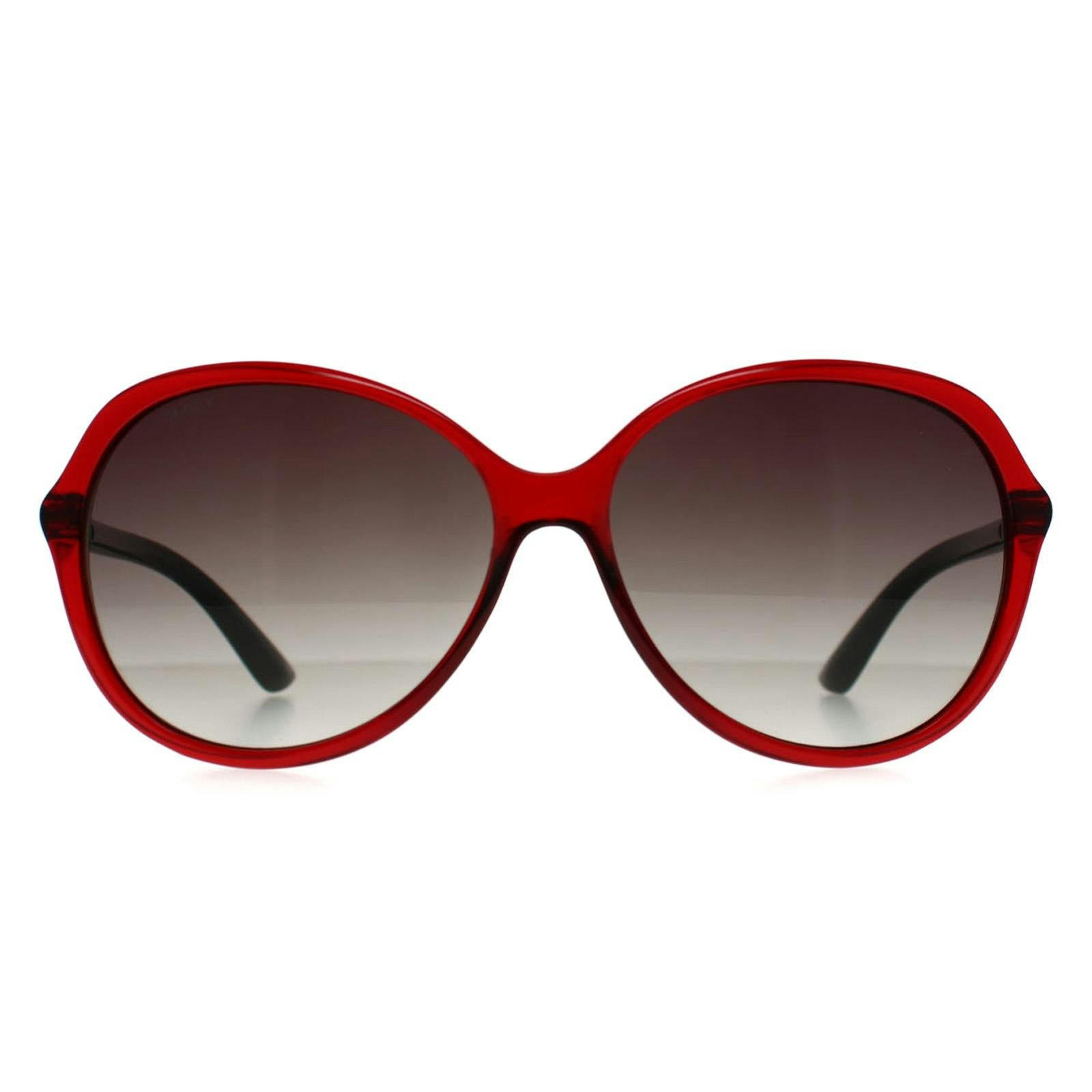 Seksy Women's Burgundy N2809 Transparent Sunglasses Size 3