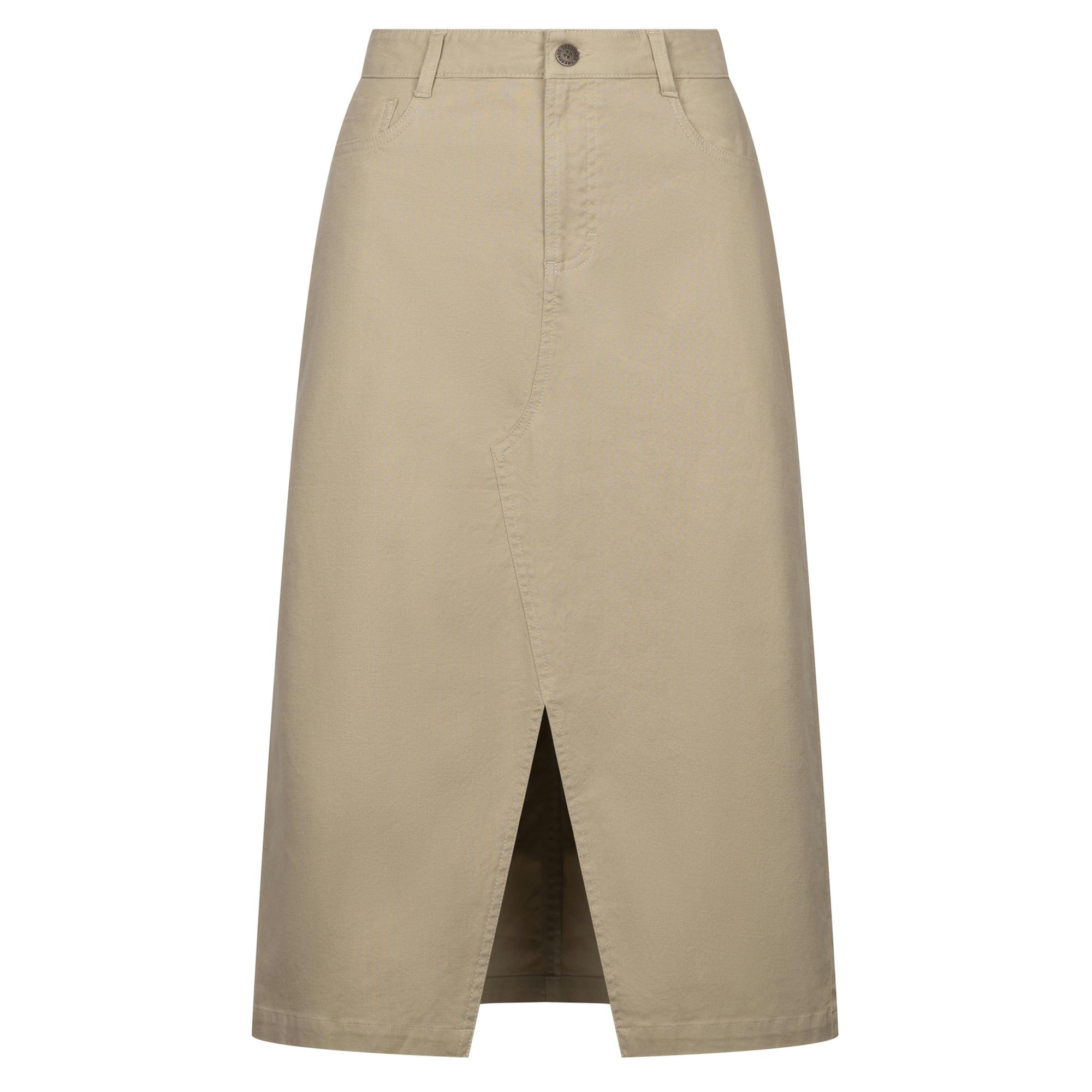Trespass Women's / Elsa Skirt - Soft Stone - Soft Stone - S - 98% Cotton/2% Elastane
