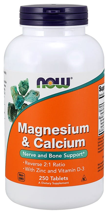 Now Foods Magnesium & Calcium With Zinc And Vitamin D3, 250 Tablets - Image 5