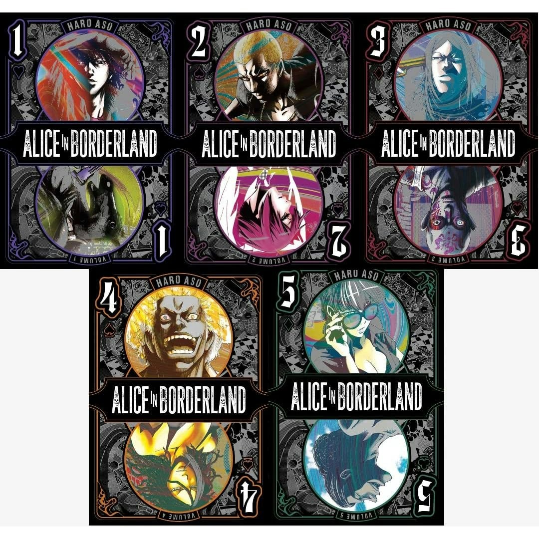 Viz Media Alice In Borderland 5 Books Collection Set (Volumes 1-5) By Haro Aso