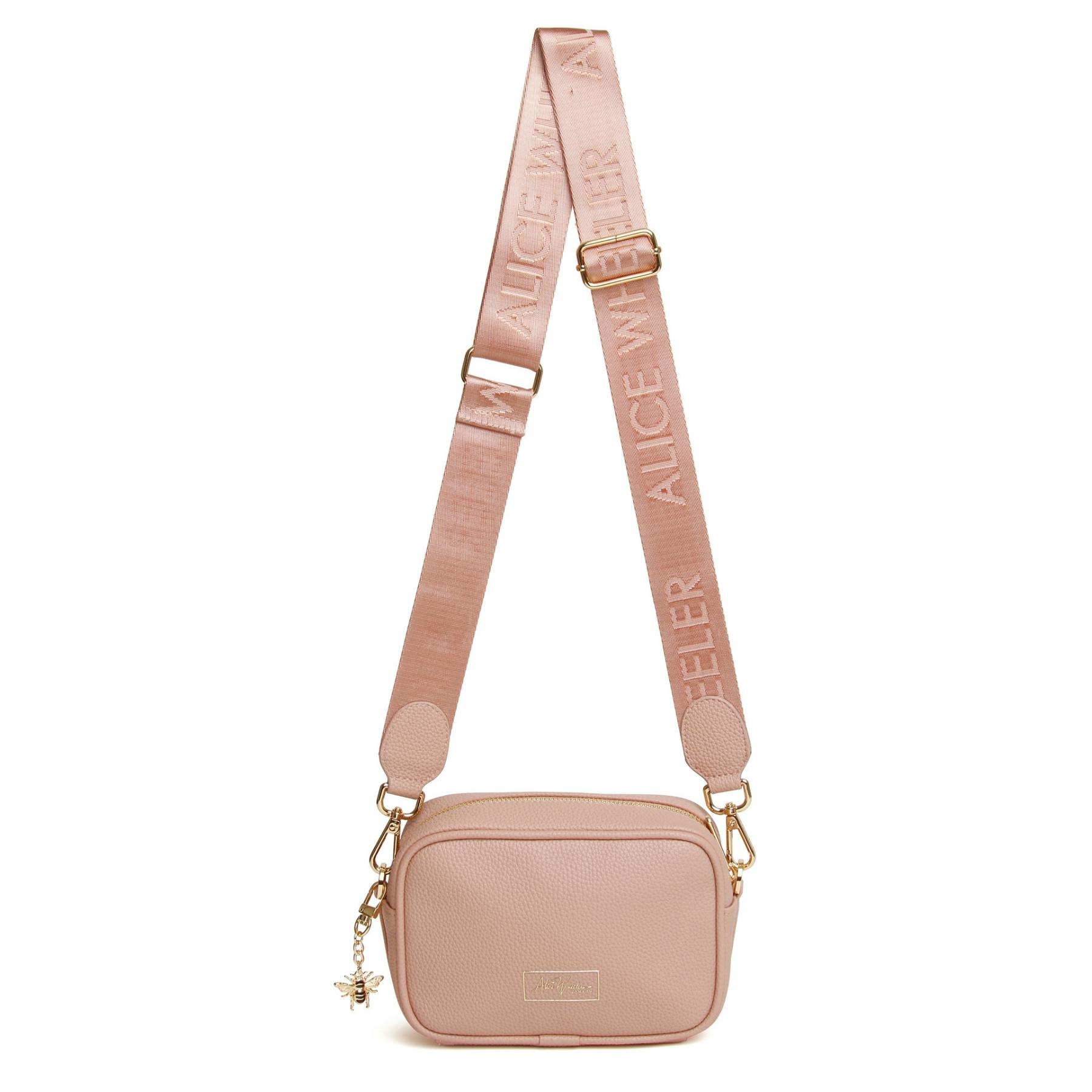 Alice Wheeler Pink Mini Soho Bee Crossbody Bag