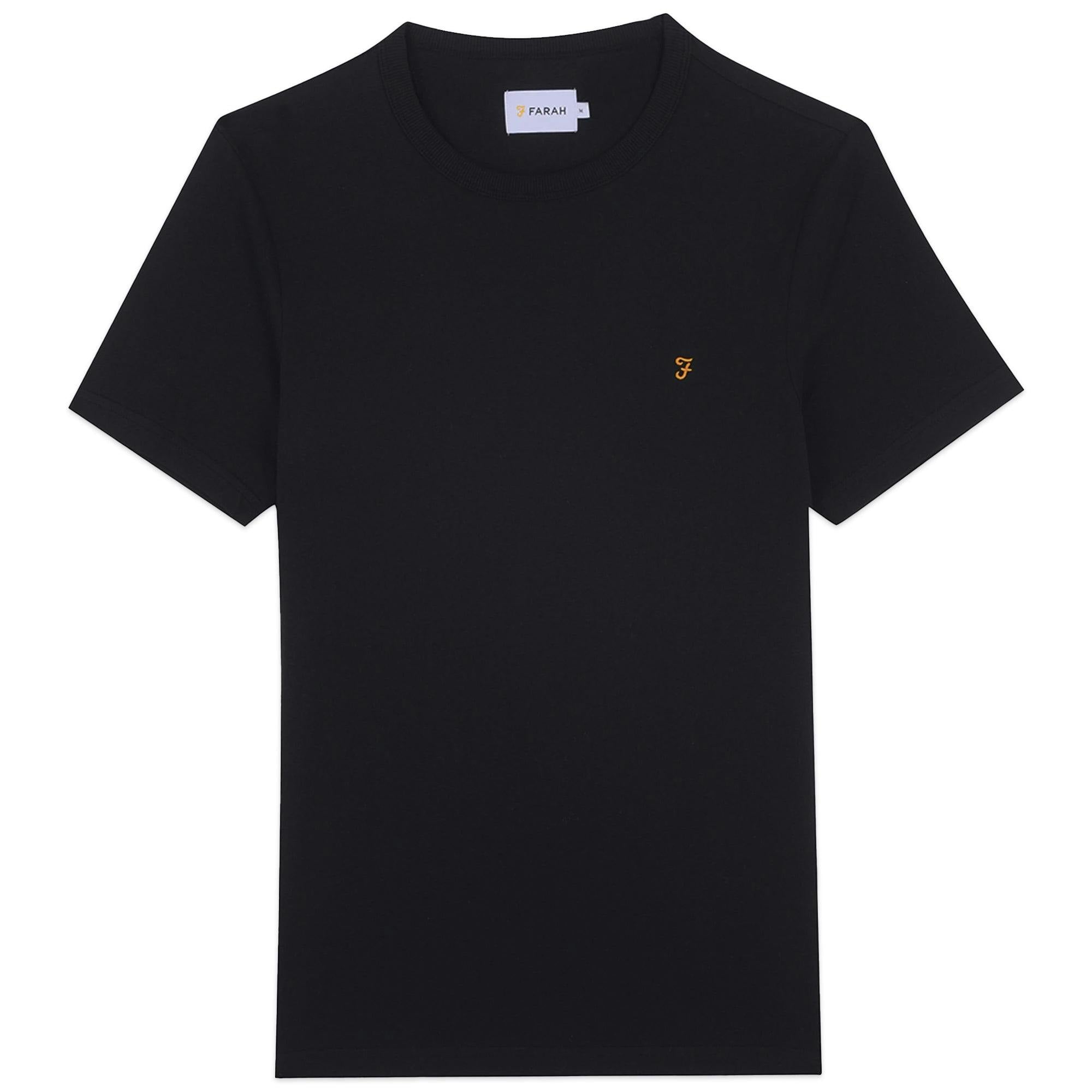 Farah Men's Black New Danny T-Shirt - Large