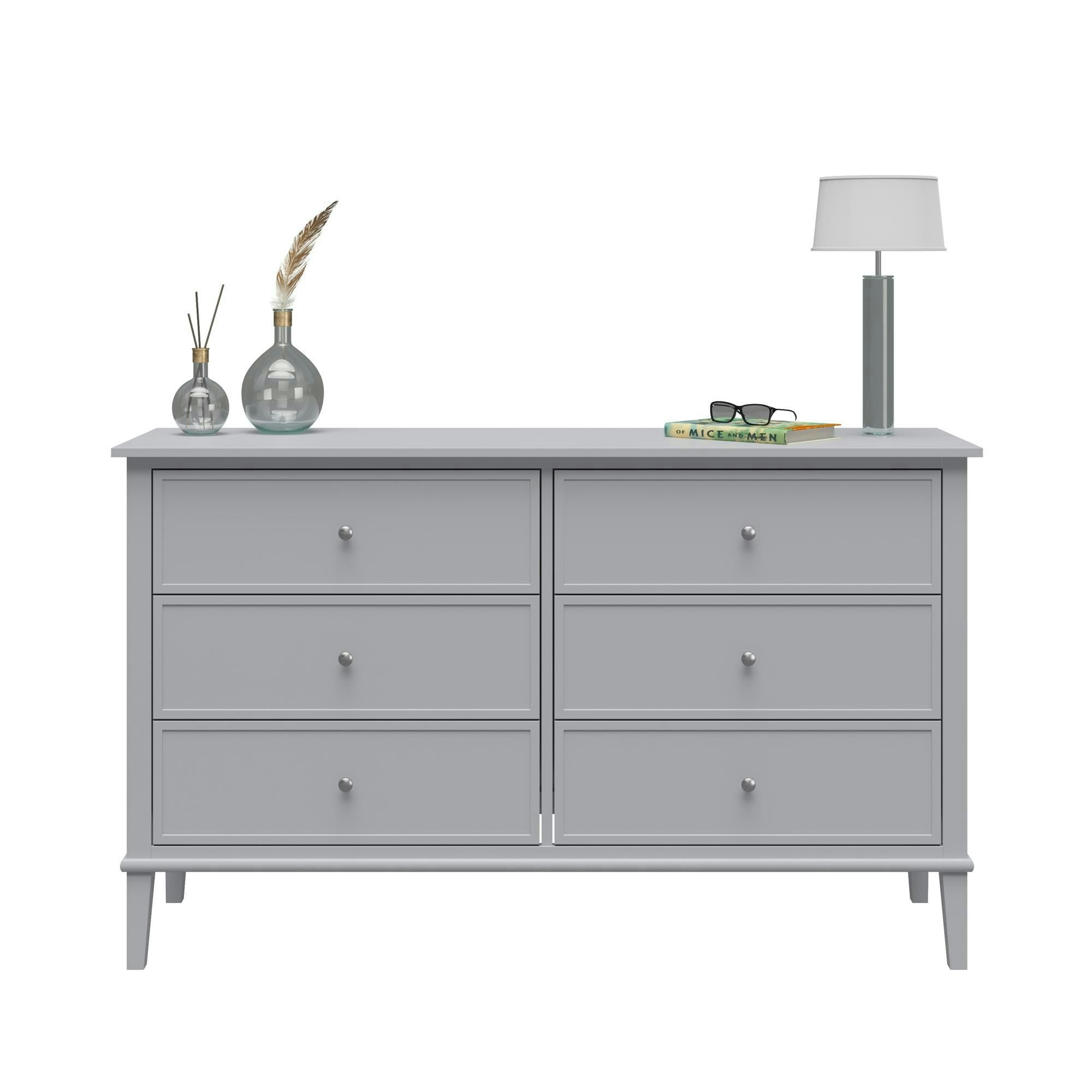Rackhams Gray/Grey Franklin 6 Drawer Dresser