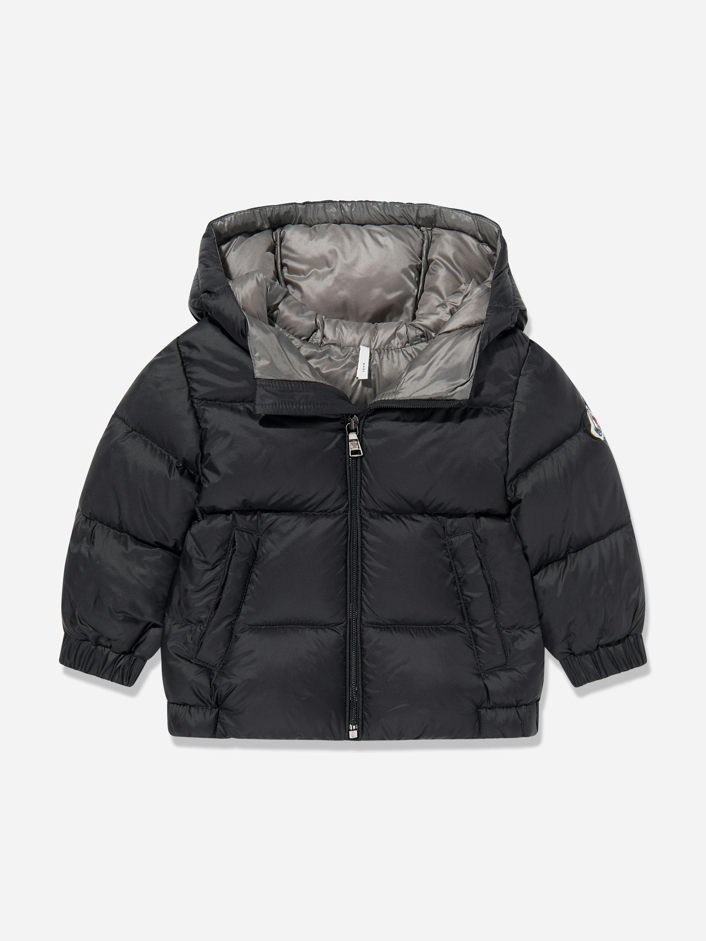 Moncler Enfant Men's Black Baby Boys New Macaire Down Padded Jacket In - 3 - 6 Mths