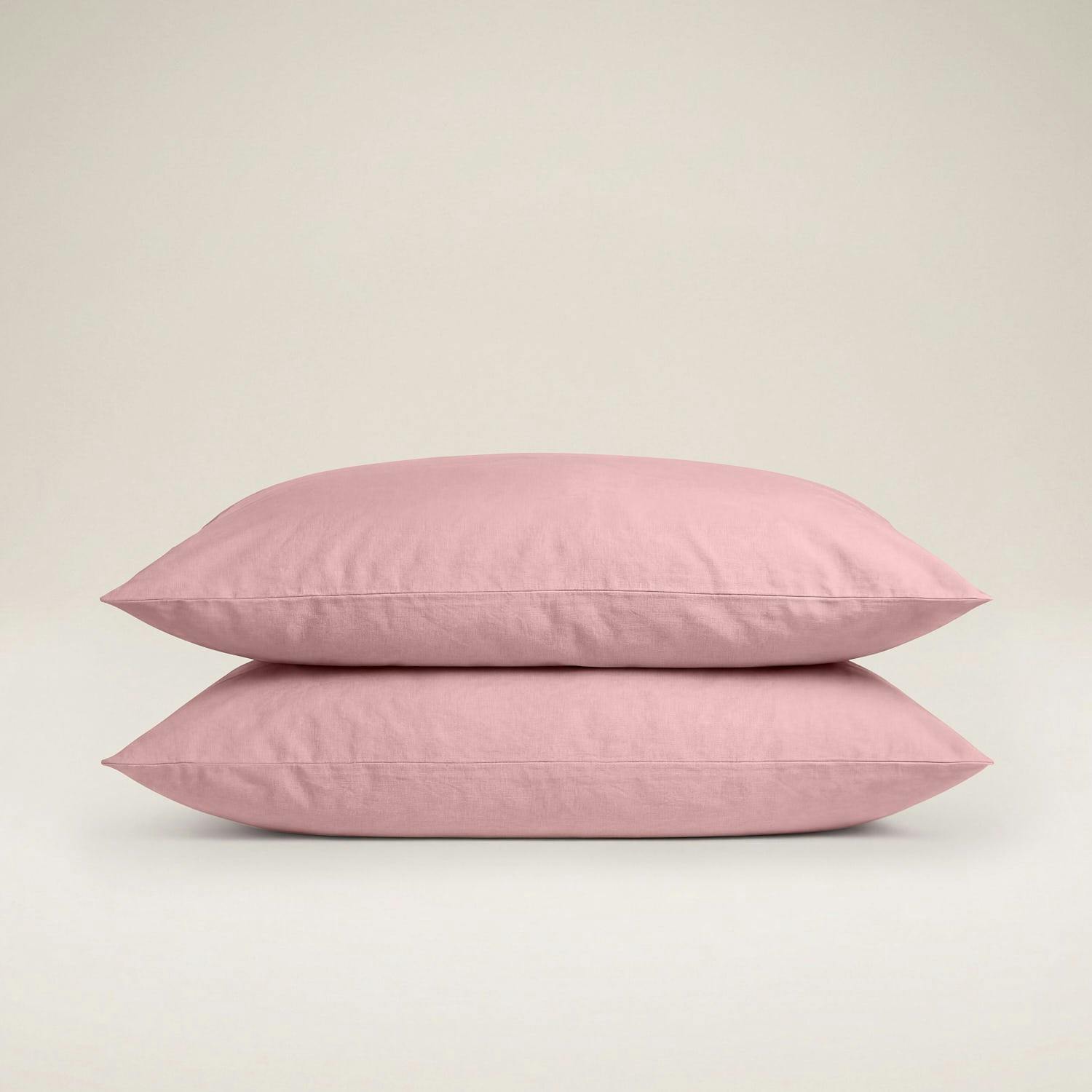 Rackhams Pink Percale Pillowcase Pair - King 50X90 Cm