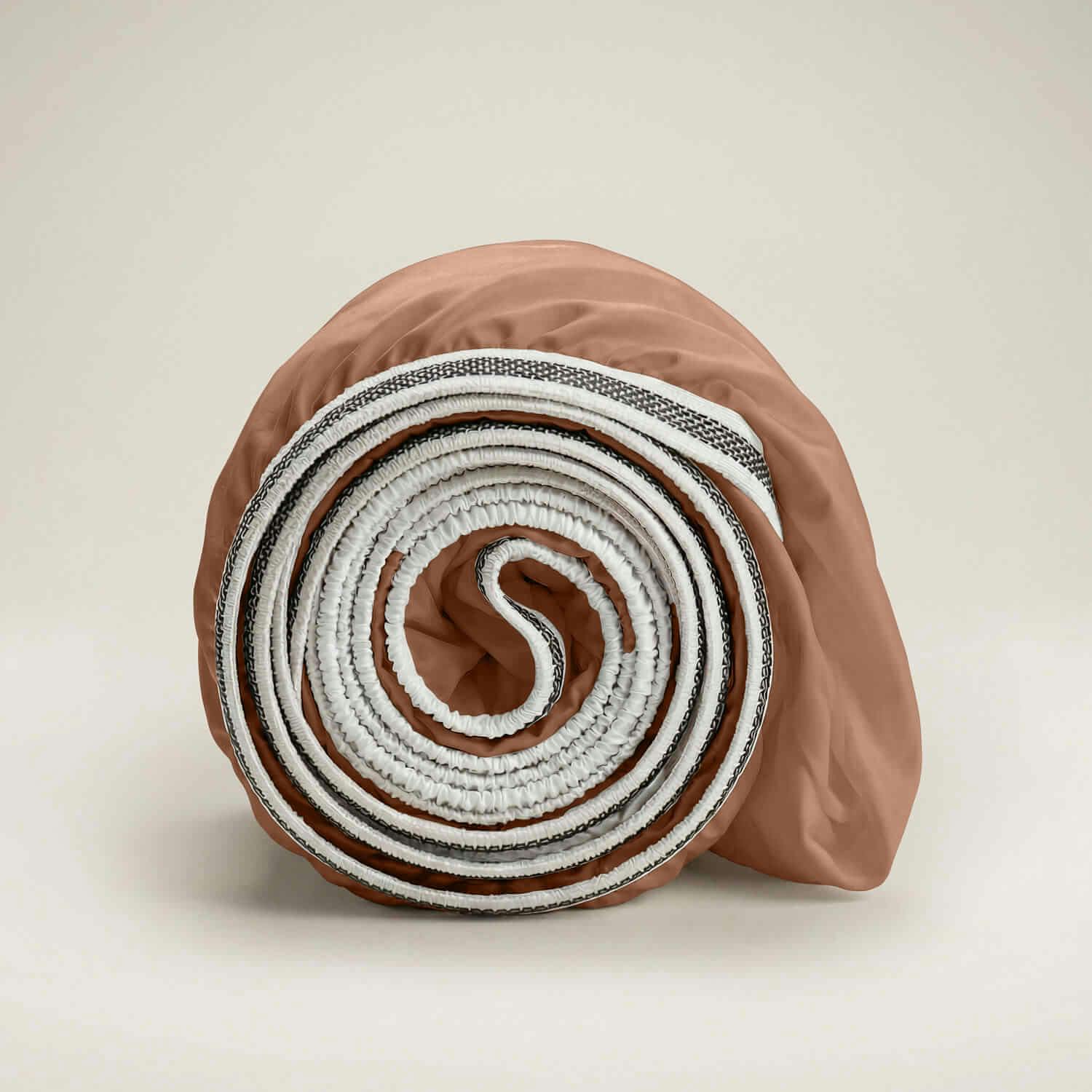 Bedable Brown Percale Fitted Sheet - Double