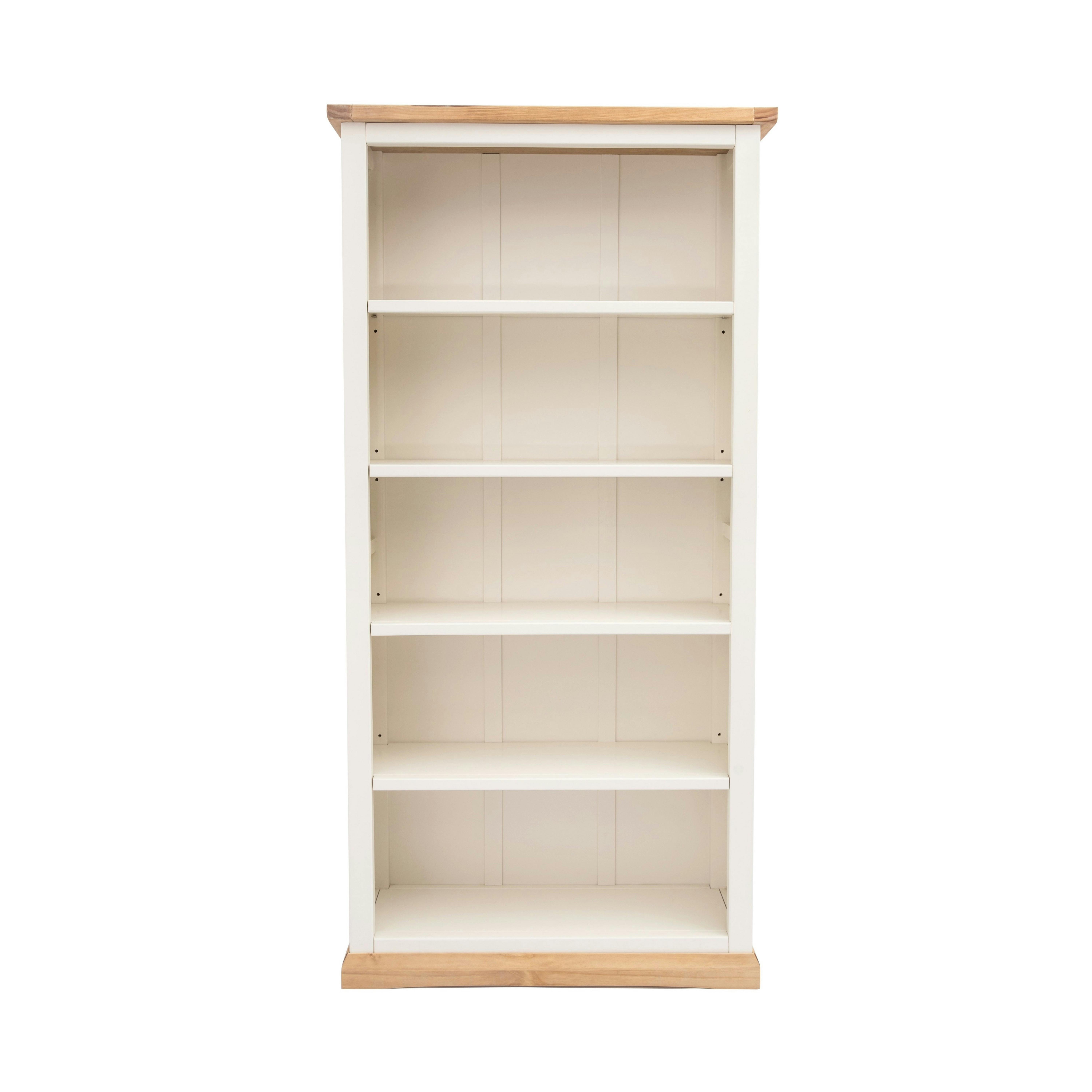 Cabinet Bits Trevi Bookcase - Off White / 5 / 90Cm - Image 3