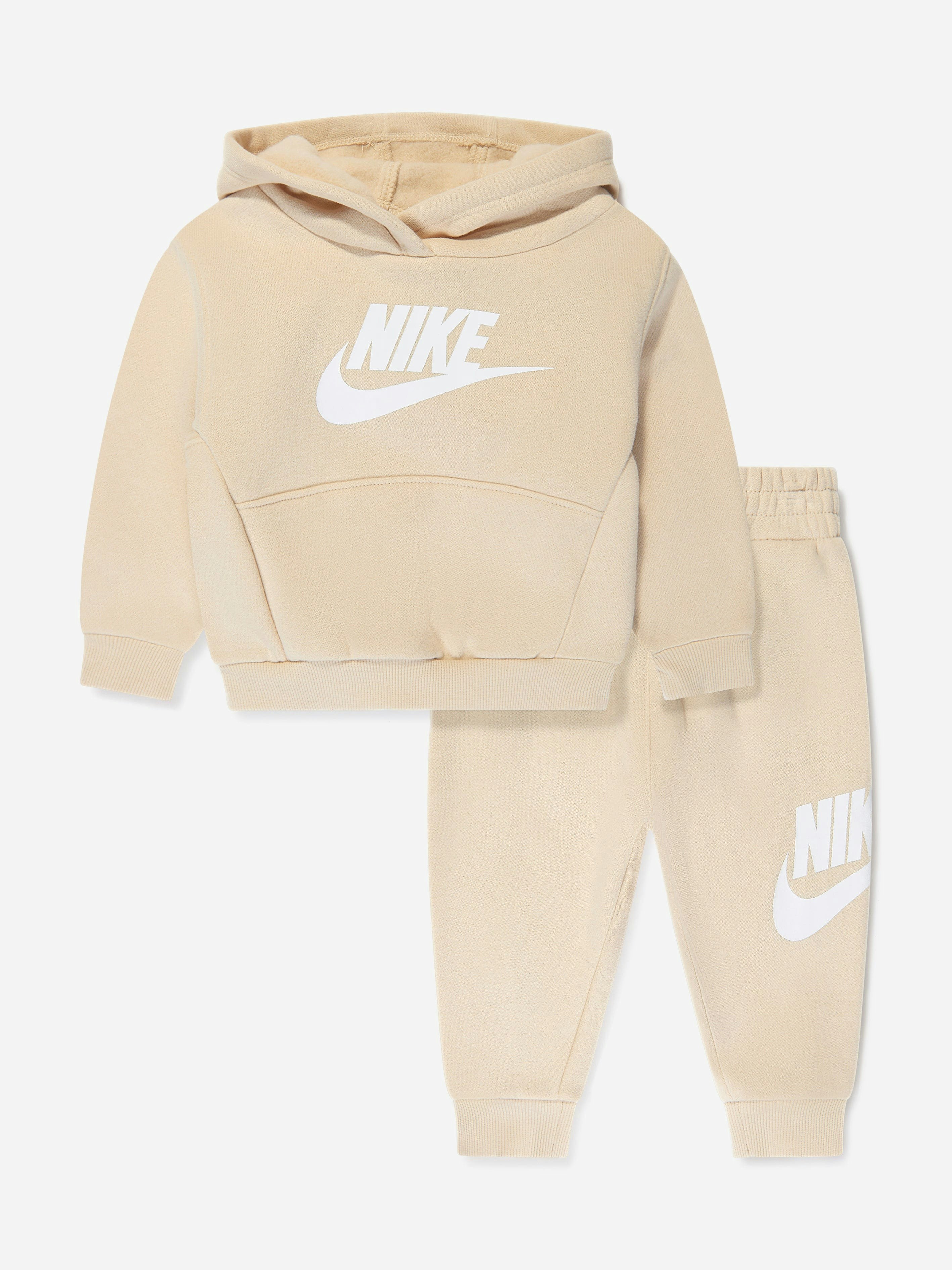 Nike Beige Kids Nkn Club Fleece Tracksuit In - 5 - 6 Yrs