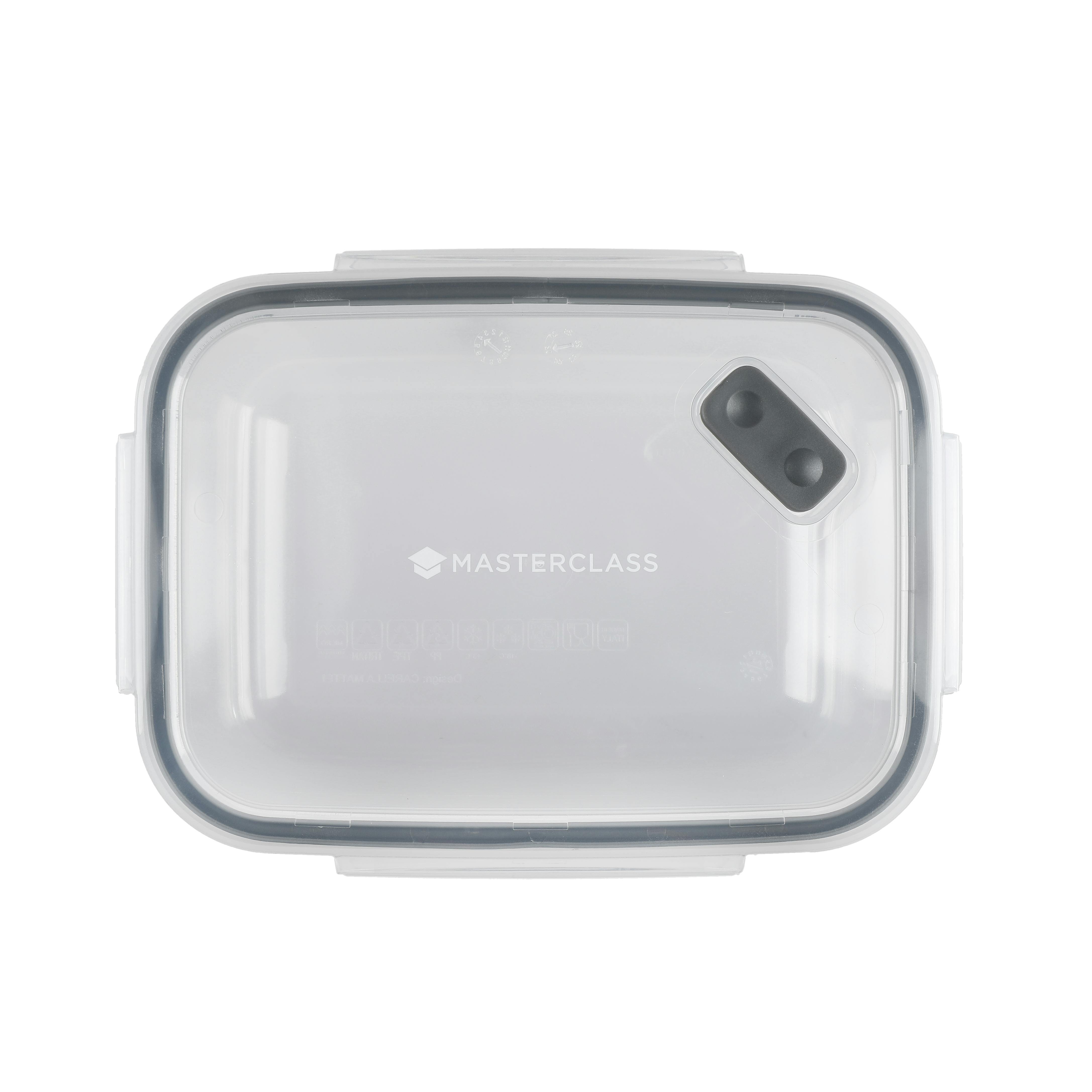 Rackhams Eco-Snap Recycled Food Container - Clear - Plastic - Food Storage