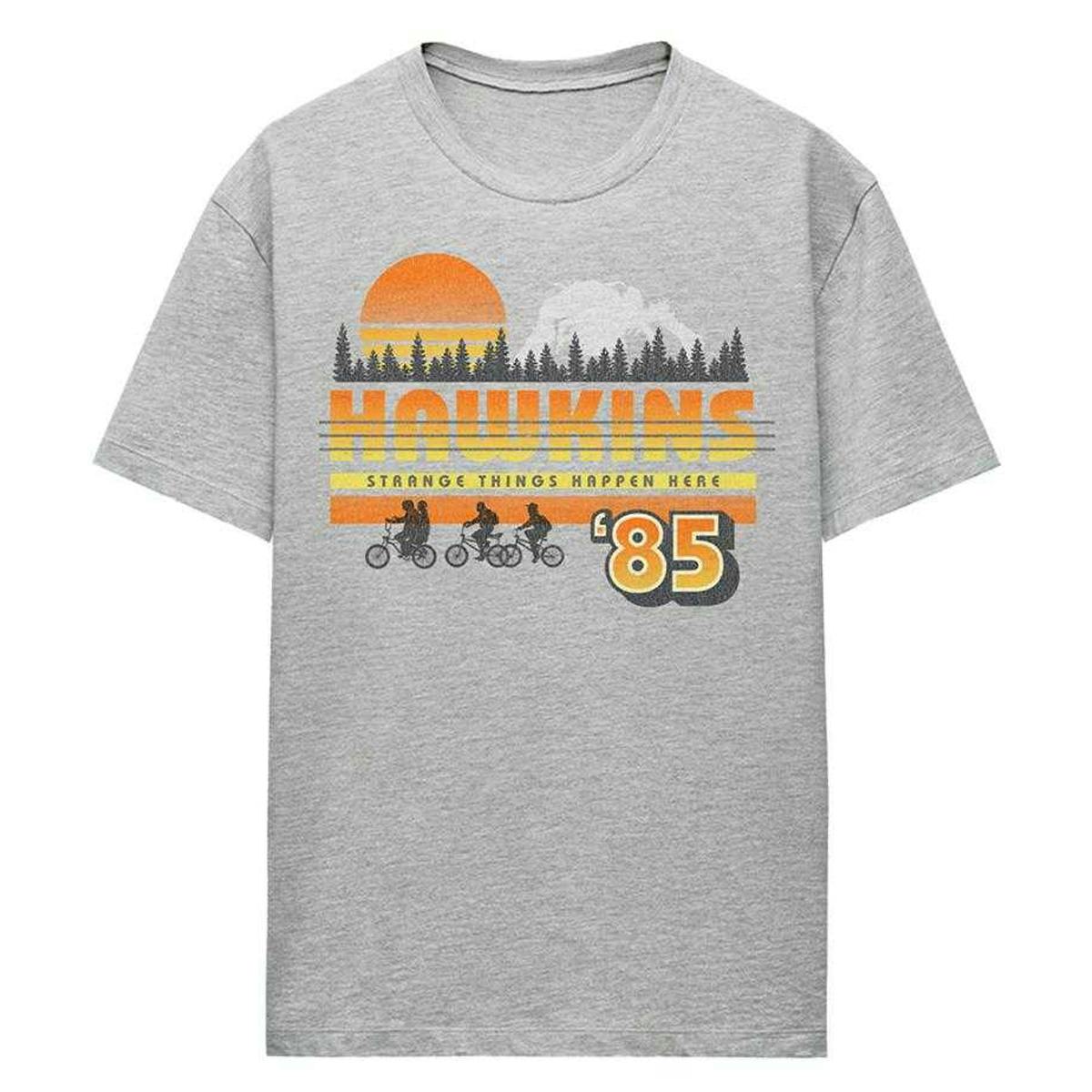 Stranger Things Women's Hawkins 85 Retro T-Shirt - Athletic Heather - Xxl - Athletic Heather