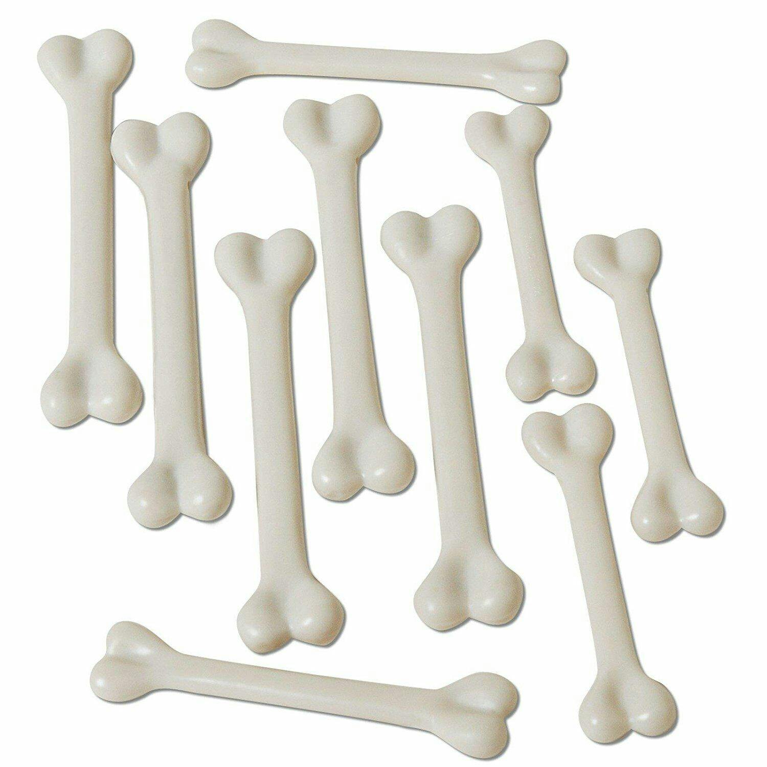 Bristol Novelty White Bone Costume Prop (Pack Of 10) - One Size