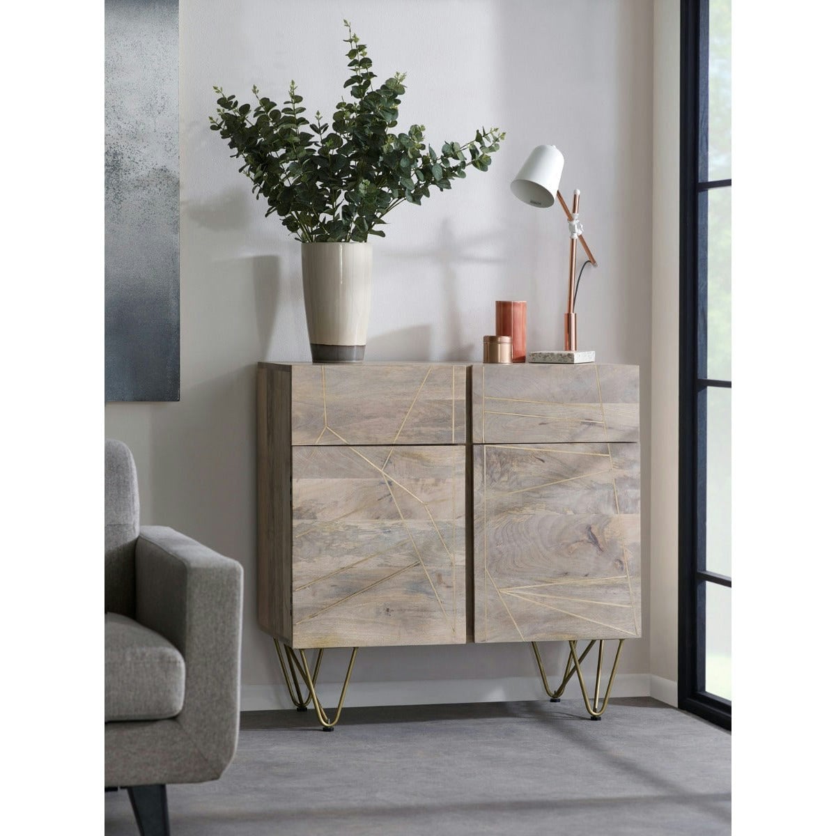 Ih Design Light Small Sideboard Barbuto Mango - Wood - 1