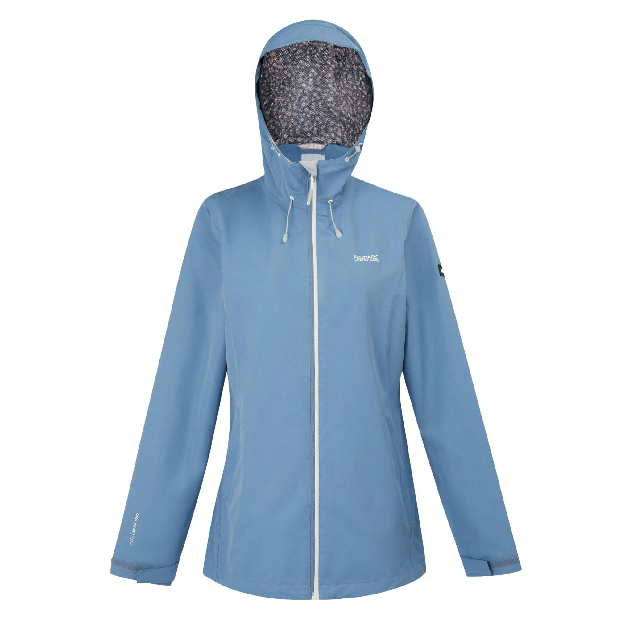 Regatta Women's Blue Hamara Iii Waterproof Jacket - Coronet - Coronet - 8 Uk - 100% Polyester