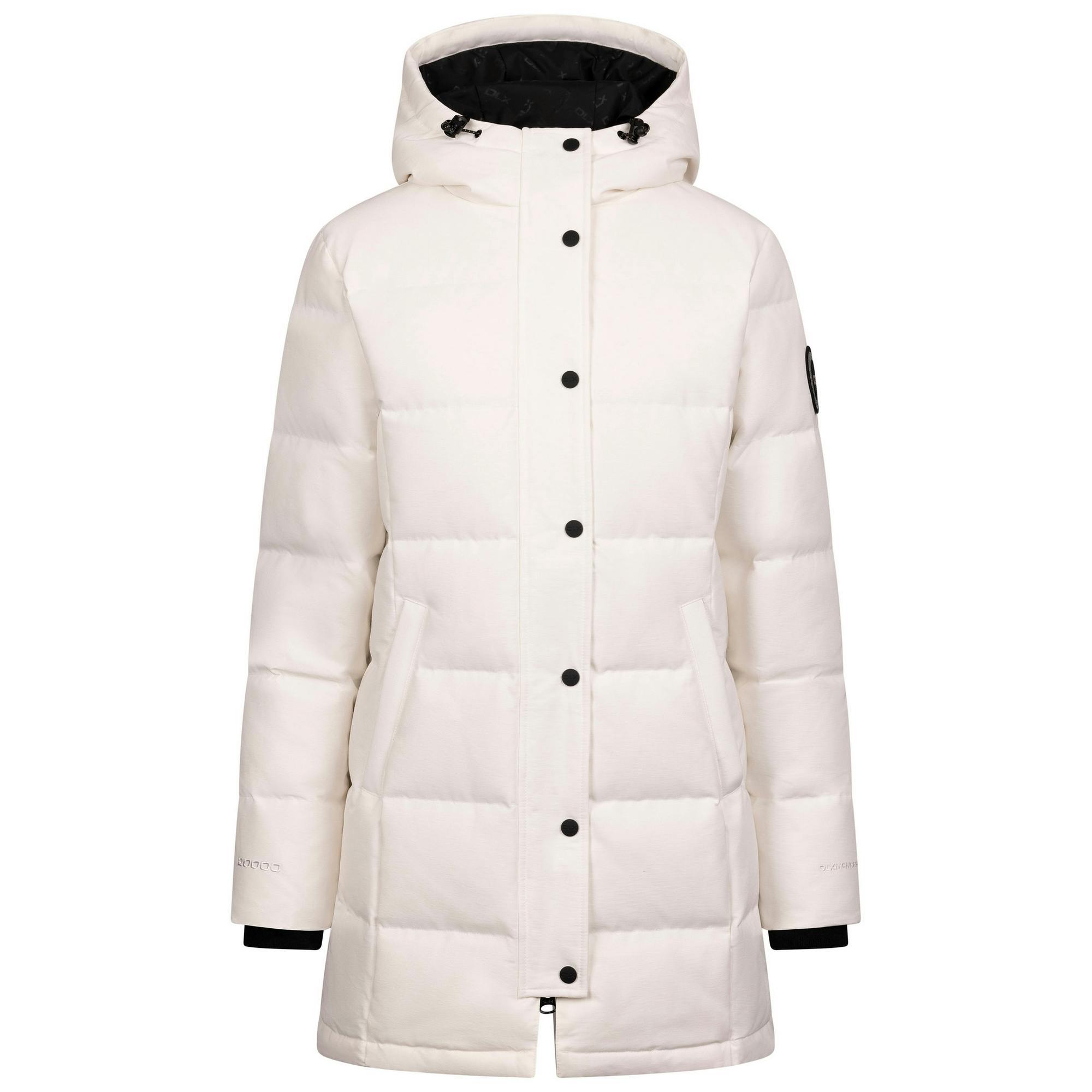 Trespass Women's White Lainey Dlx Down Jacket - Xs - 100% Mixed