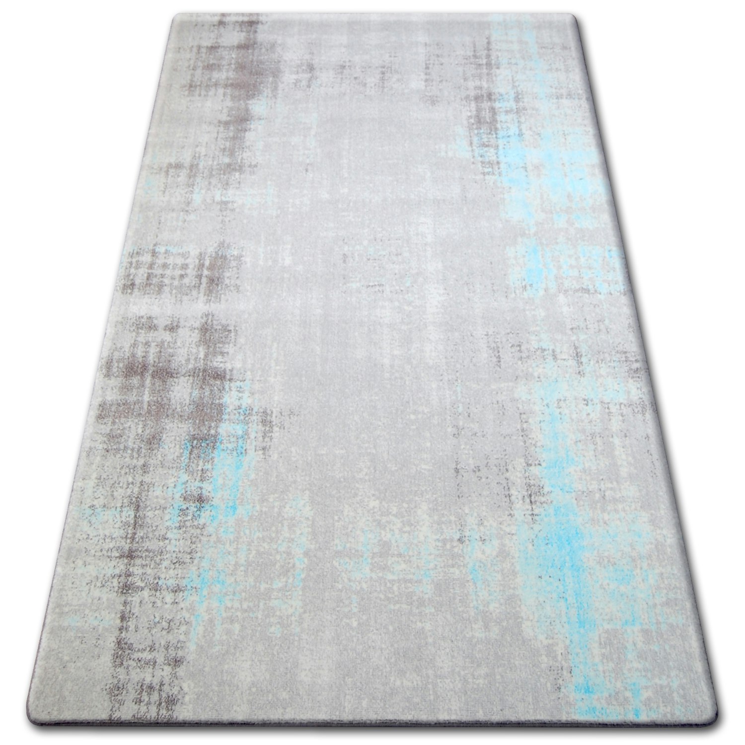 Rackhams Grey Andere Rectangular Rug - Textured Accents - Acrylic - 1 80Cm X 150Cm