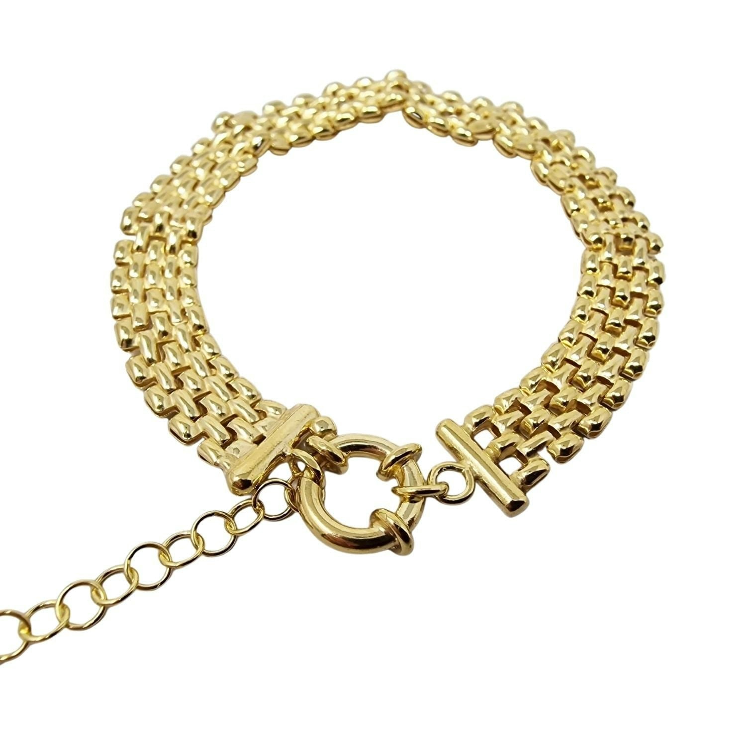 Harfi Gold 18Ct Vermeil Luxury Woven Bracelet