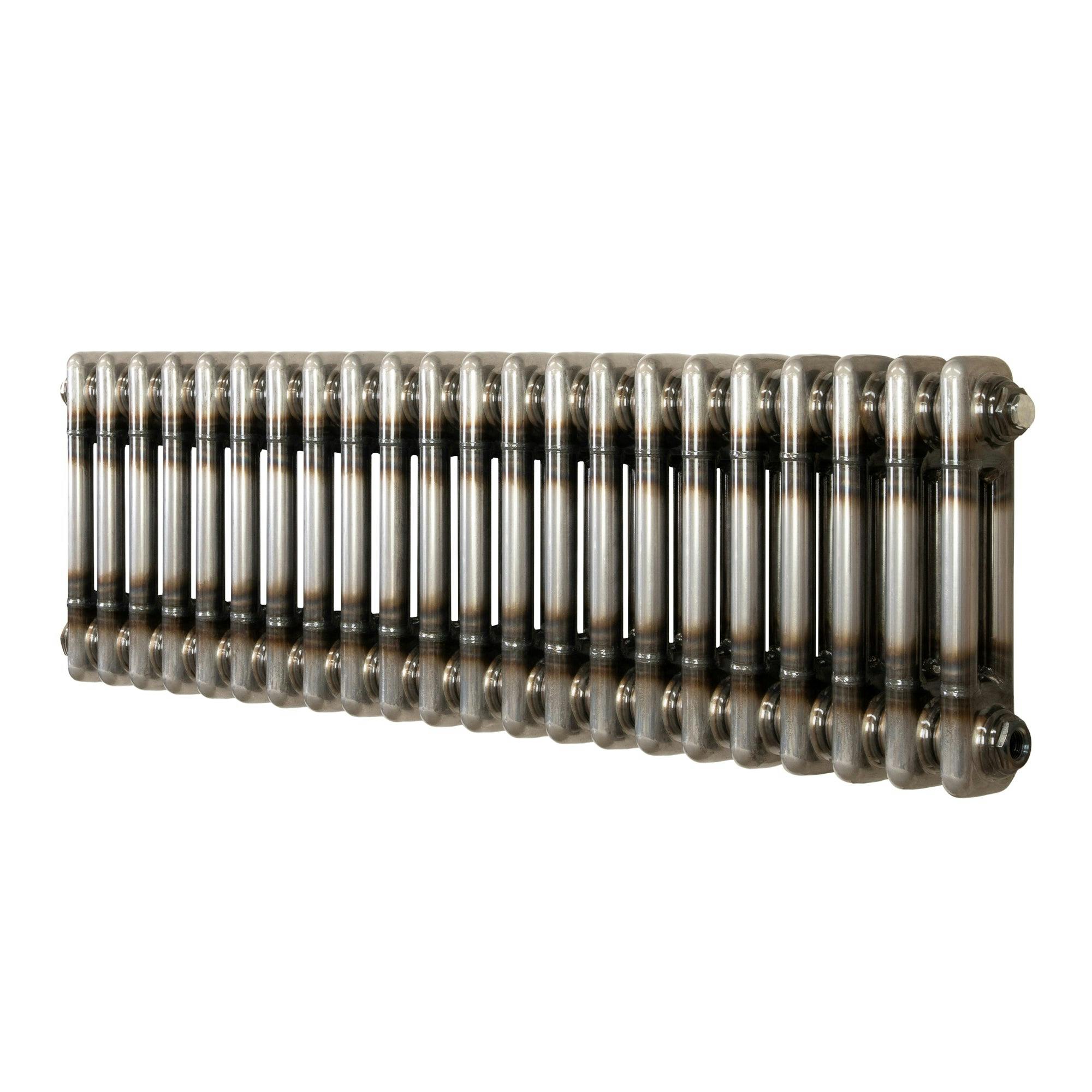 Monstershop Traditional 2 Column Radiator - 300 X 1010Mm - Raw Metal
