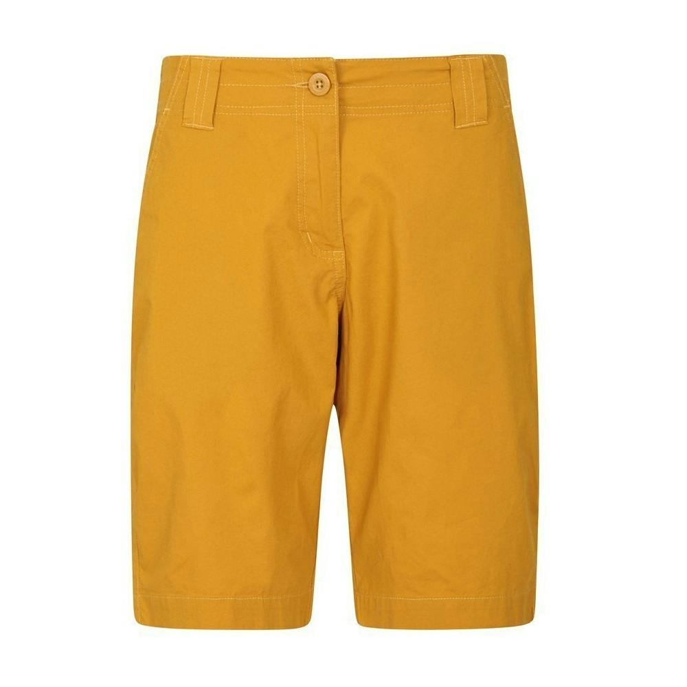 Mountain Warehouse Women's Yellow / Coast Stretch Shorts - 28 Uk - 97% Cotton/3% Elastane
