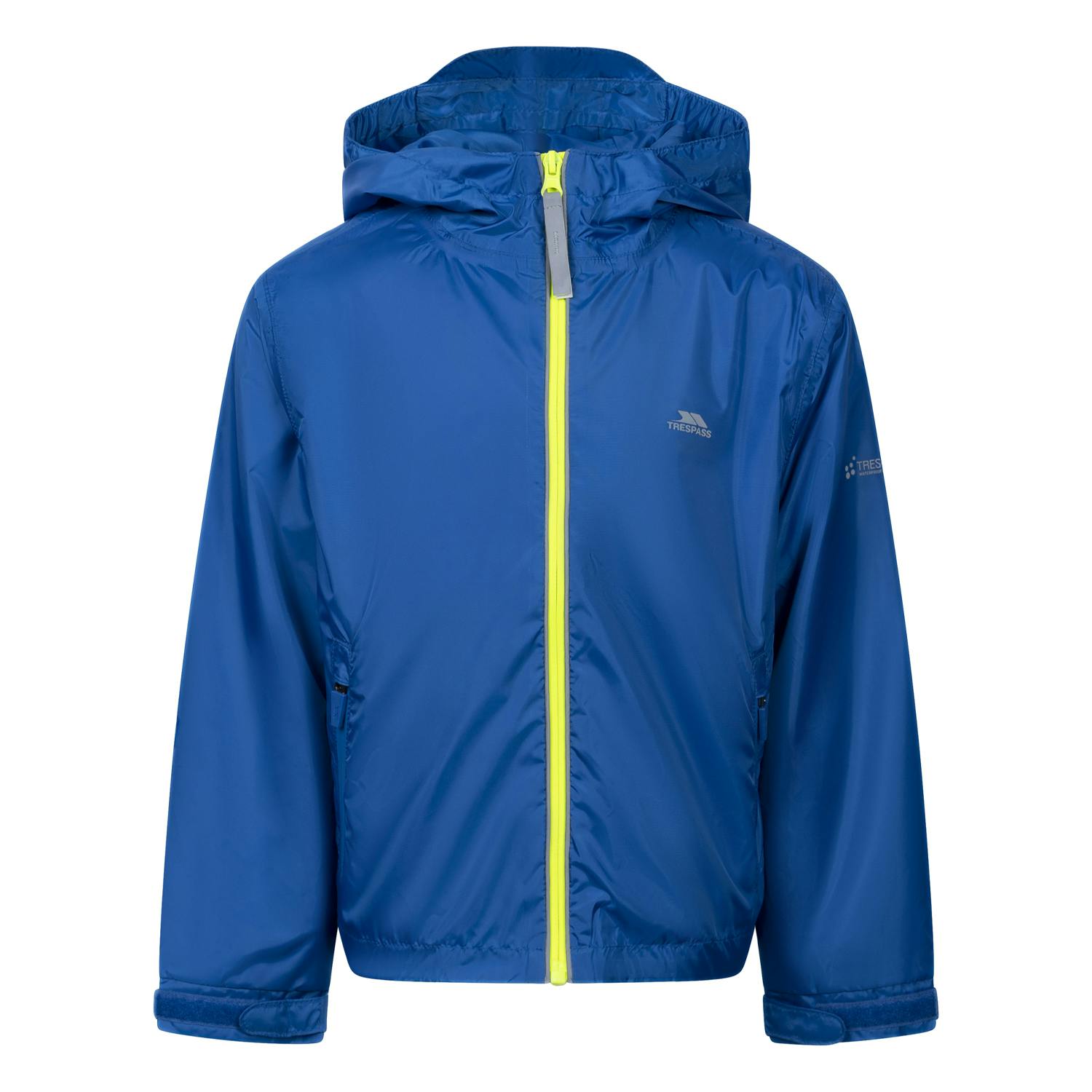 Trespass Blue Childrens/Kids Fernmore Dripdrop Rain Suit - 7-8 Years - 50% Polyamide/50% Polyester