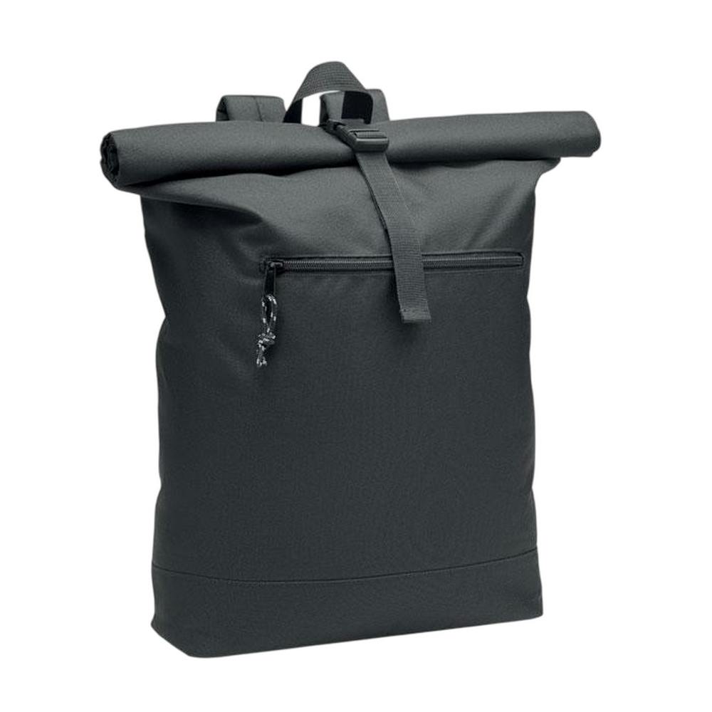 Midocean Black Napa Roll Top Rpet Backpack - One Size