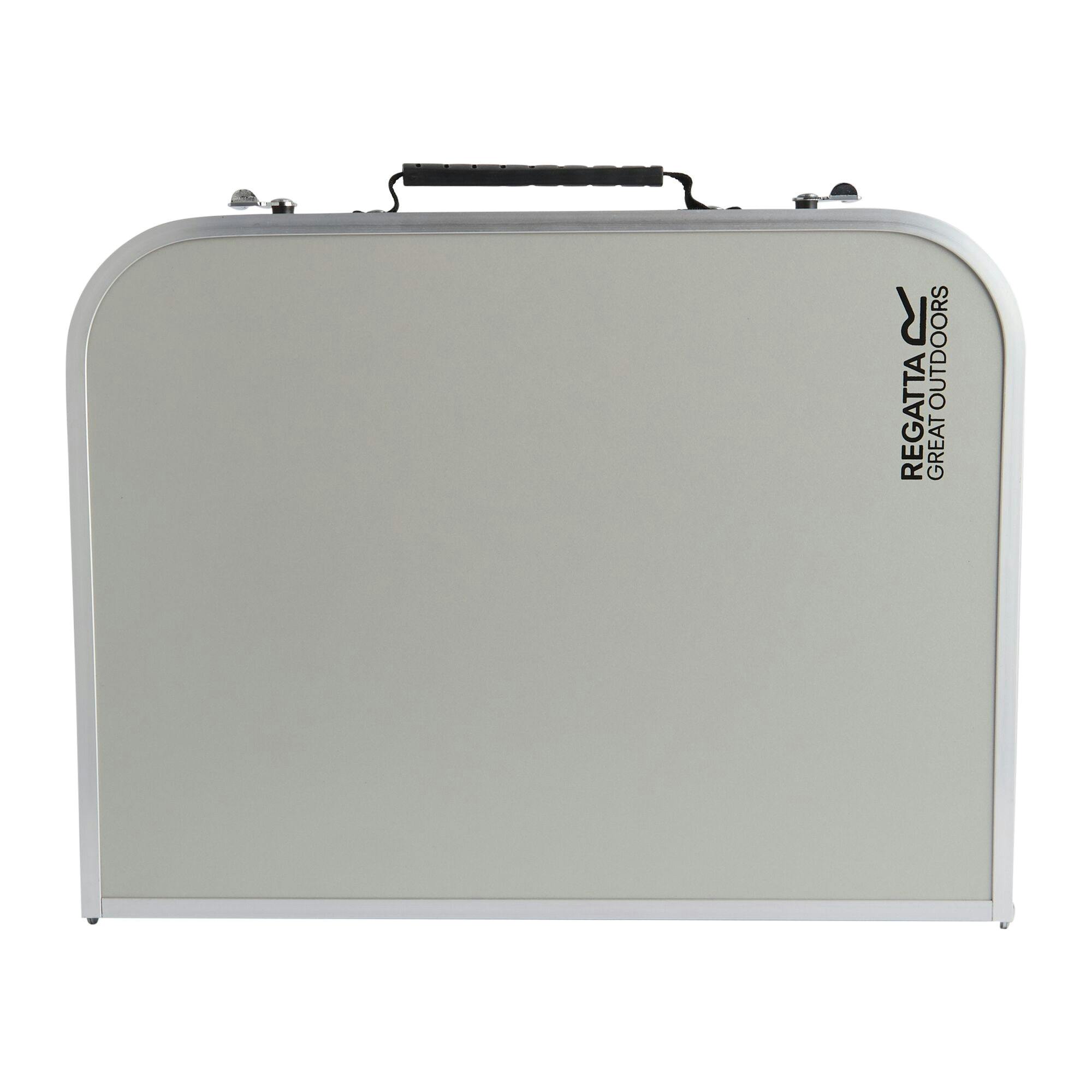 Regatta Silver Matano Camping Table - One Size