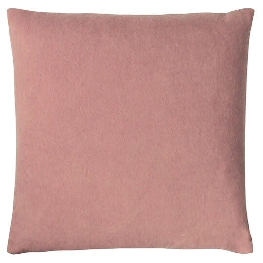 Rackhams Kobe Velvet Cushion Cover - Blush - One Size - Blush - 100% Polyester