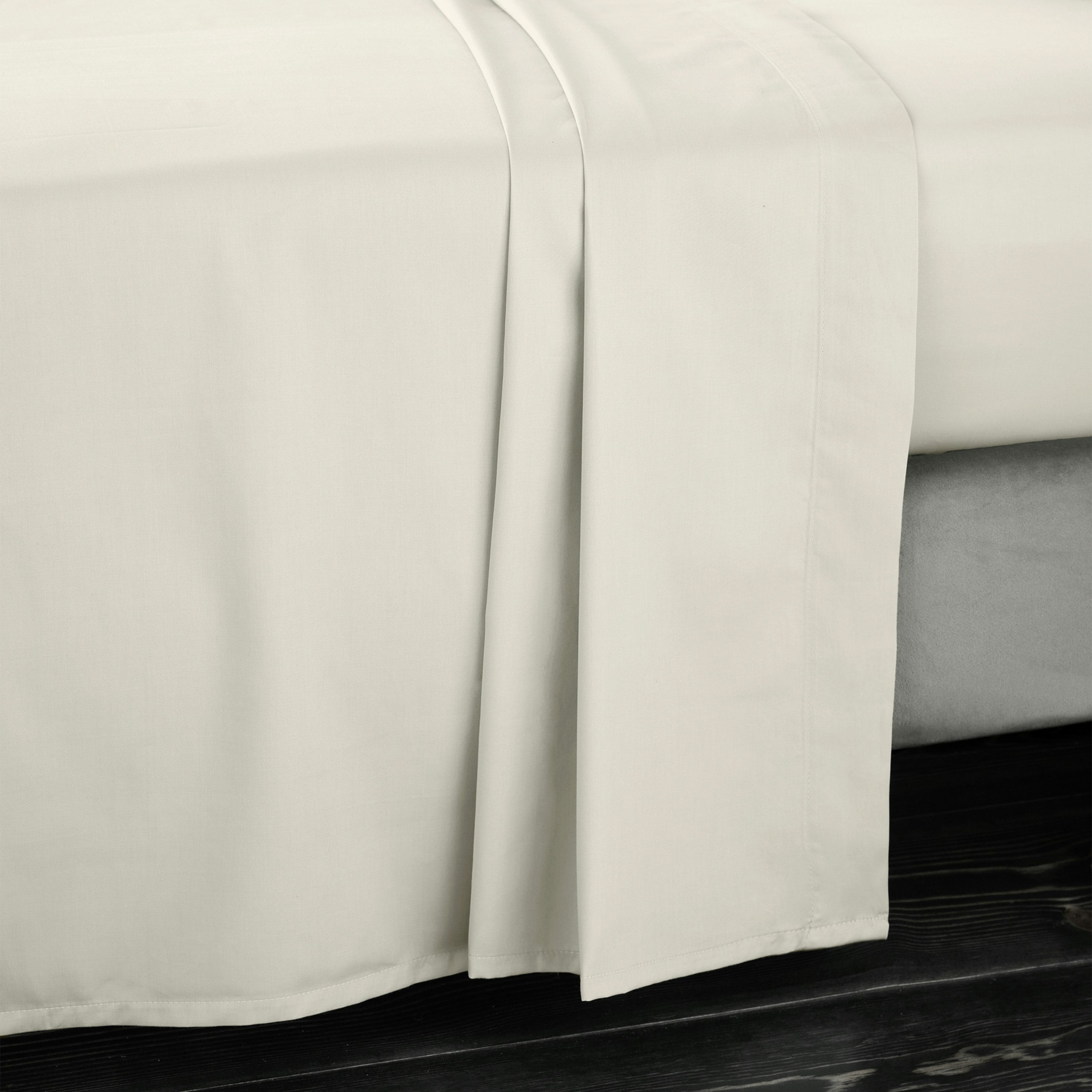 Bianca 400 Thread Count Cotton Sateen Flat Sheet - Double