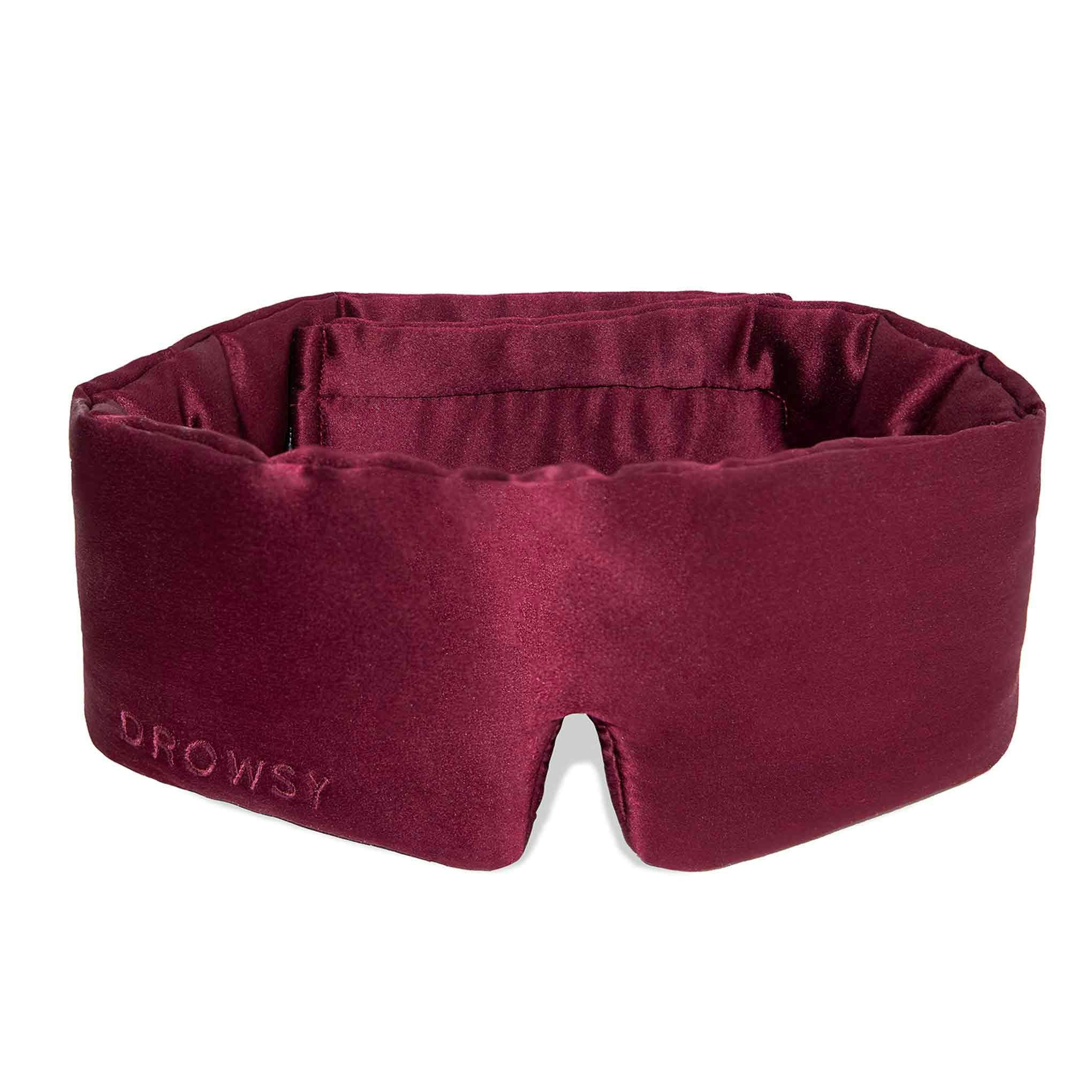 Drowsy Sleep Co Light/Black Silk Sleep Mask - La Vie En Rouge