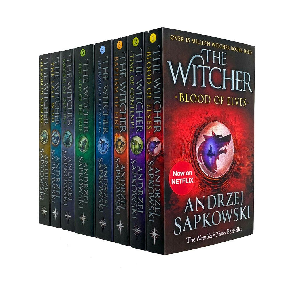 Gollancz The Witcher Series Andrzej Sapkowski 8 Books Collection Set Inc The Last Wish - Netflix