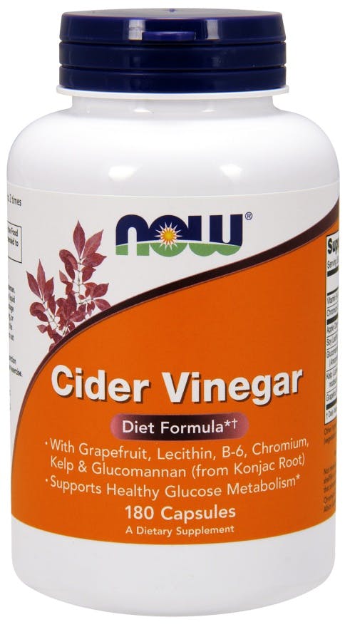 Now Foods Cider Vinegar - 180 Caps