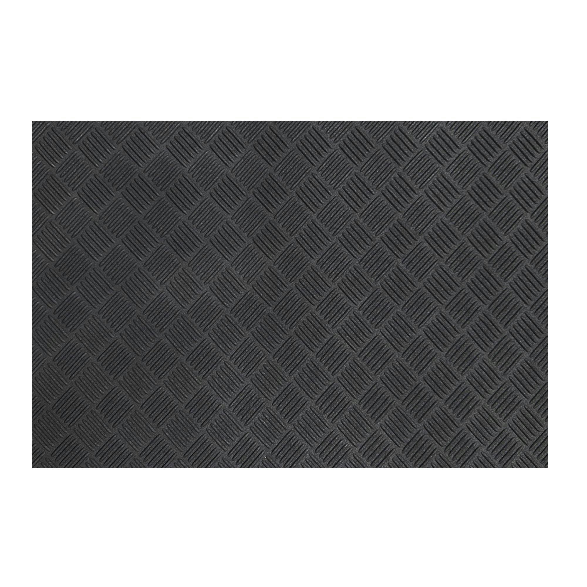 Nicoman Deckplate Low Profile Rubber Doormat - 90Cm X 60Cm