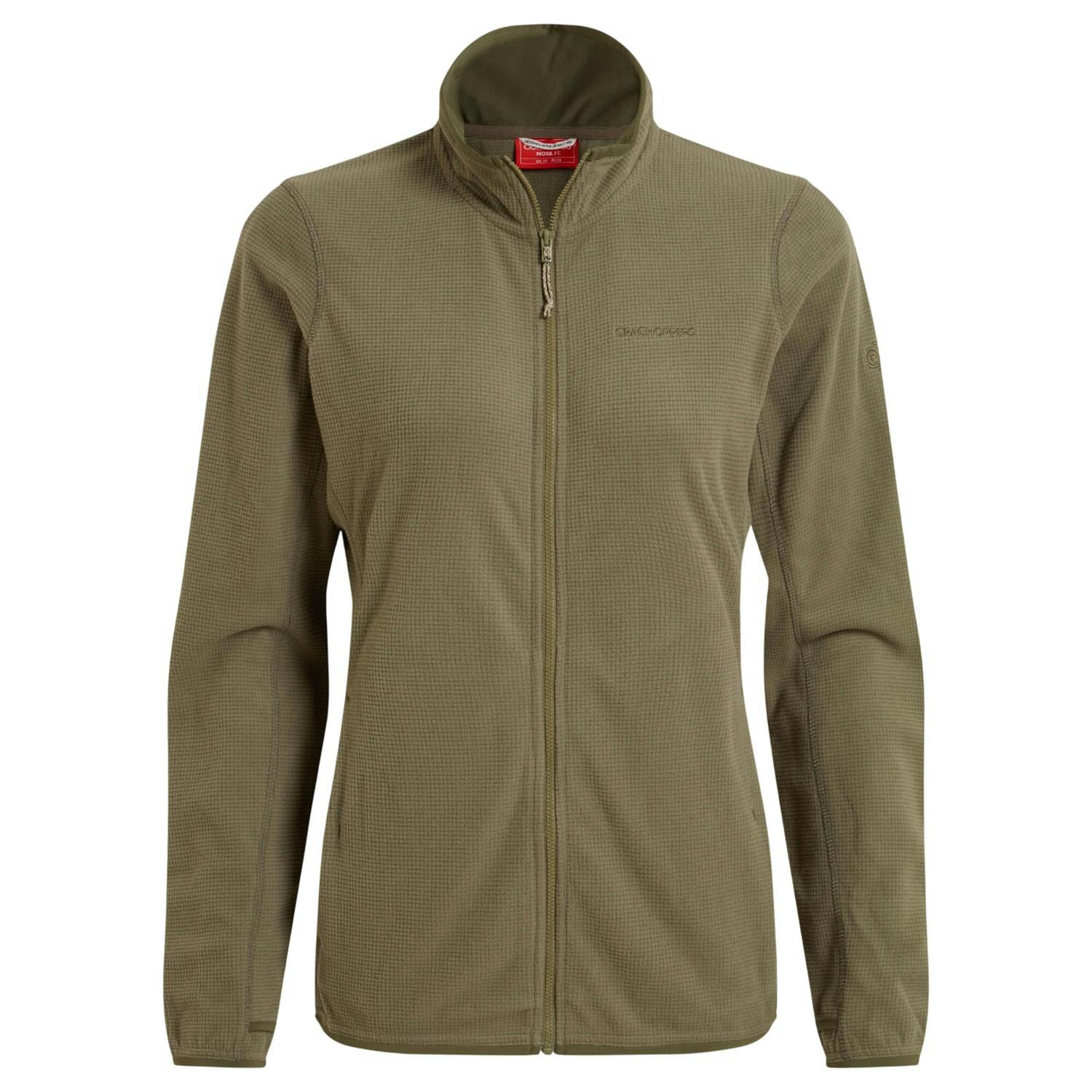 Craghoppers Women's Light Anya Nosilife Fleece Jacket - Soft Moss - 12 Uk - Soft Moss - 100% Mixed