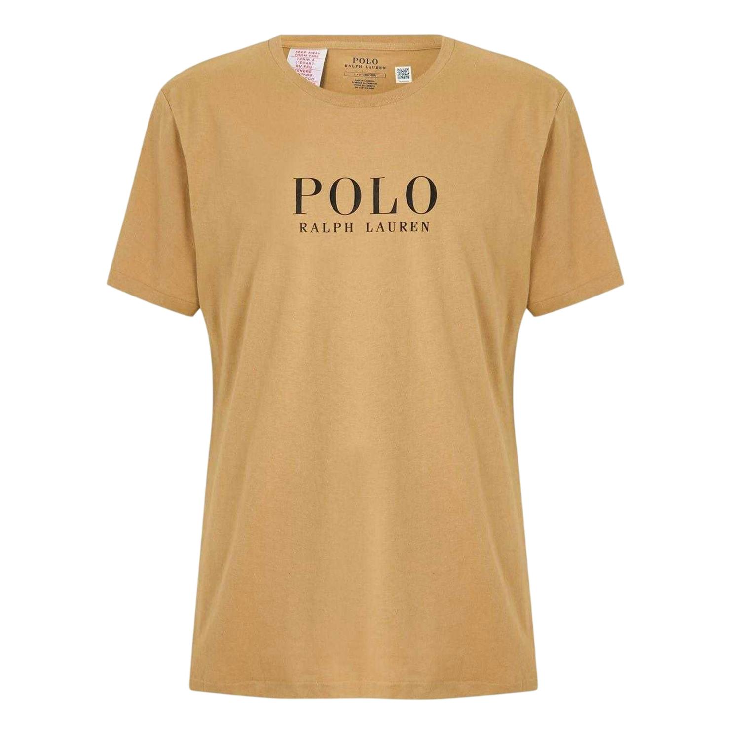 Ralph Lauren Men's Polo Logo T-Shirt - Camel - S - Camel - 100% Cotton