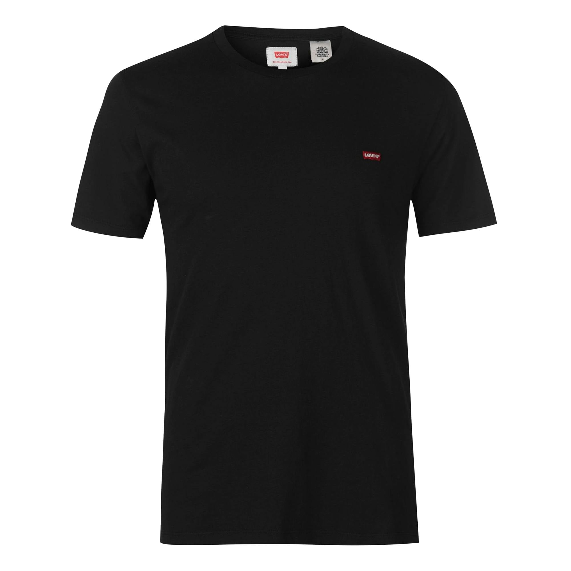Levis Men's Black Original Batwing Logo T-Shirt - Xs - 100% Mixed