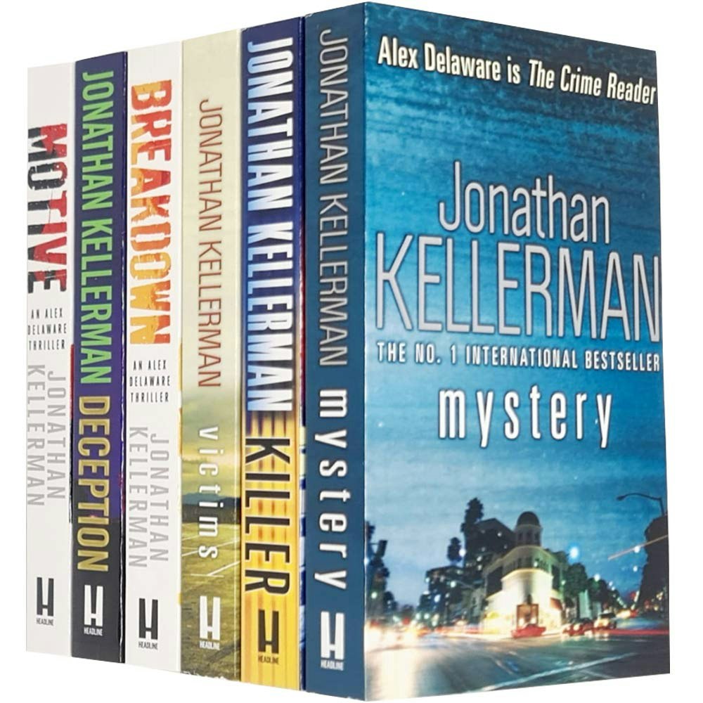 Headline Jonathan Kellerman 6 Book Set Mystery, Killer, Victims, Breakdown, Deception, Motive