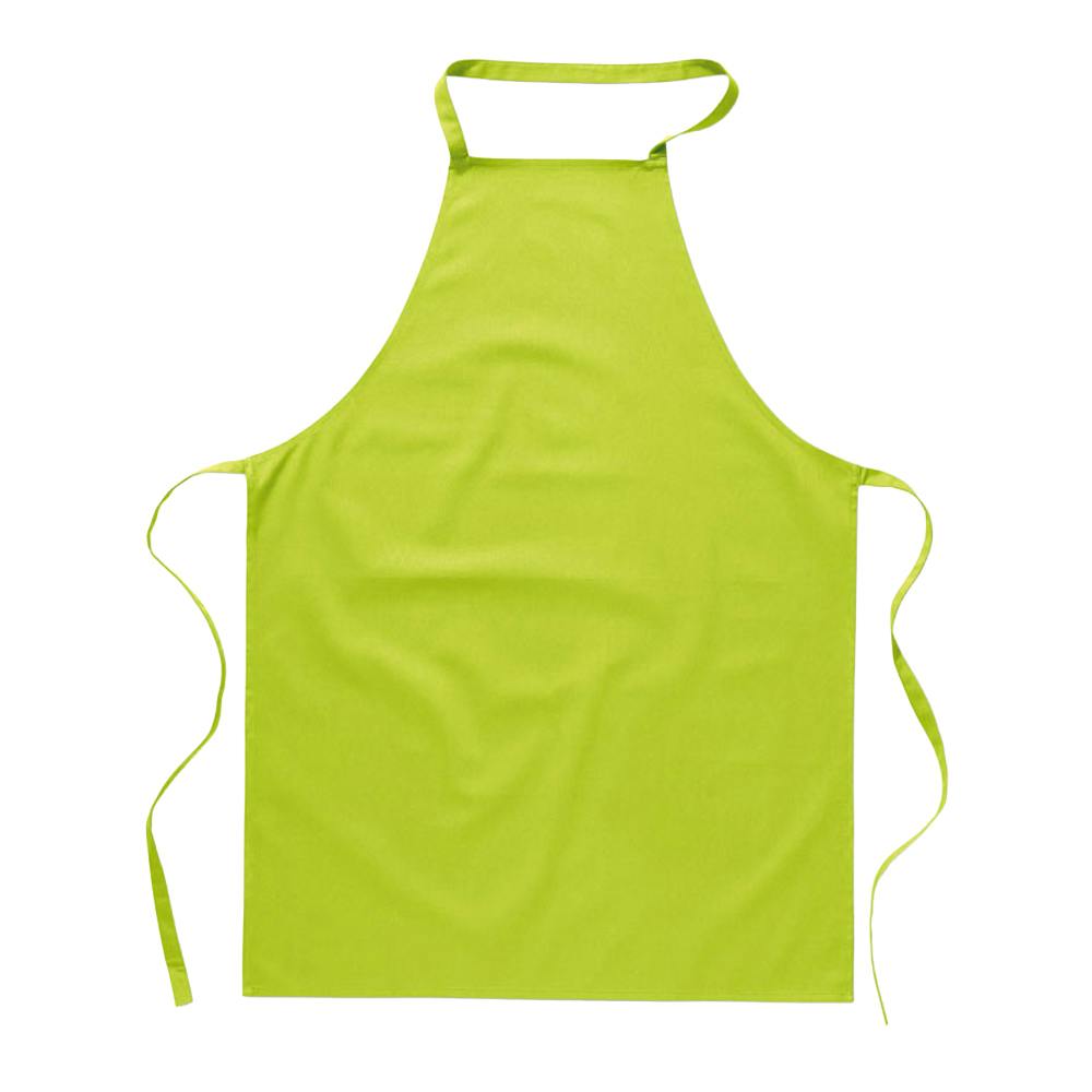 Midocean Kitab Cotton Kitchen Apron - Lime - One Size - Lime - 100% Mixed