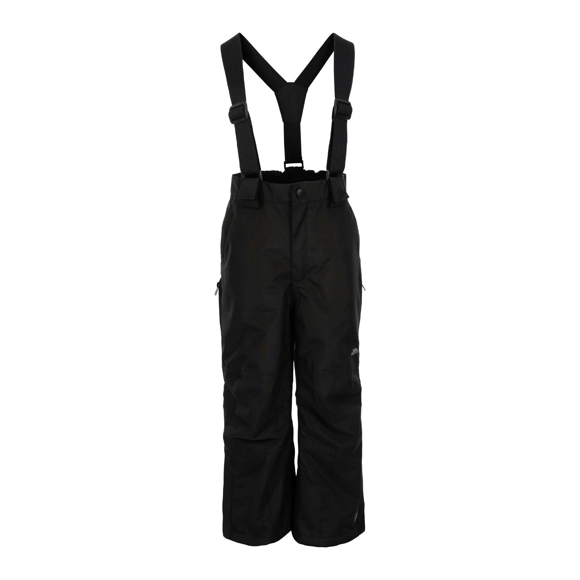 Trespass Black Childrens/Kids Rumi Ski Trousers - 5-6 Years - 100% Polyester