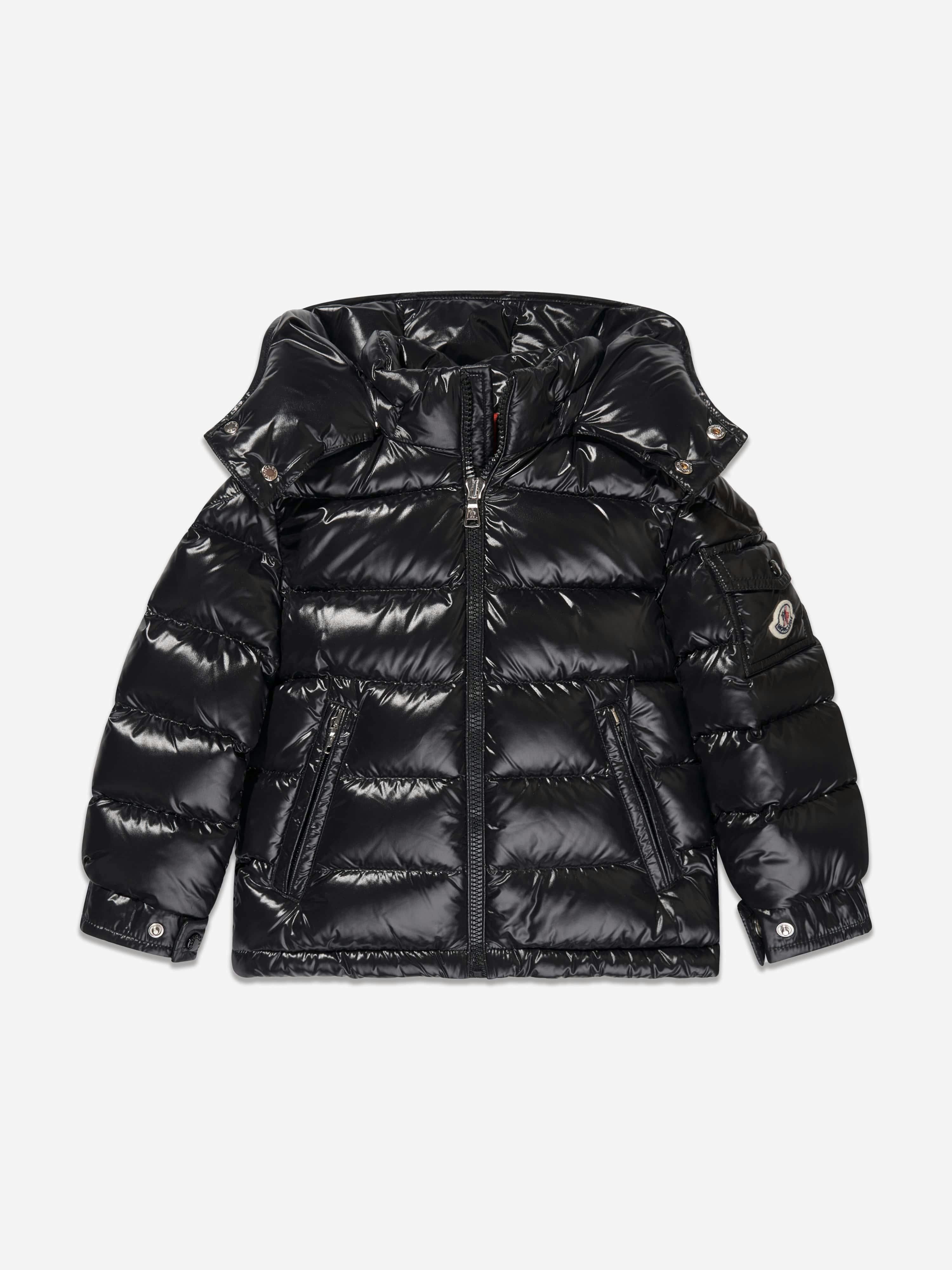 Moncler Enfant Boys Black Down Padded New Maya Jacket In - 12 Yrs