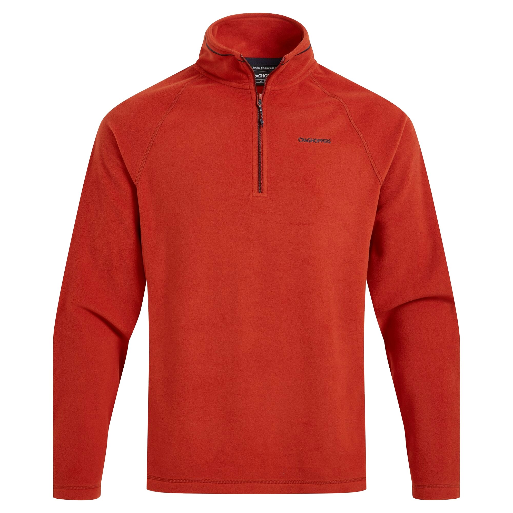 Craghoppers Men's Orange Corey Vi Half Zip Fleece Top - Carnelian - Carnelian - 3XL