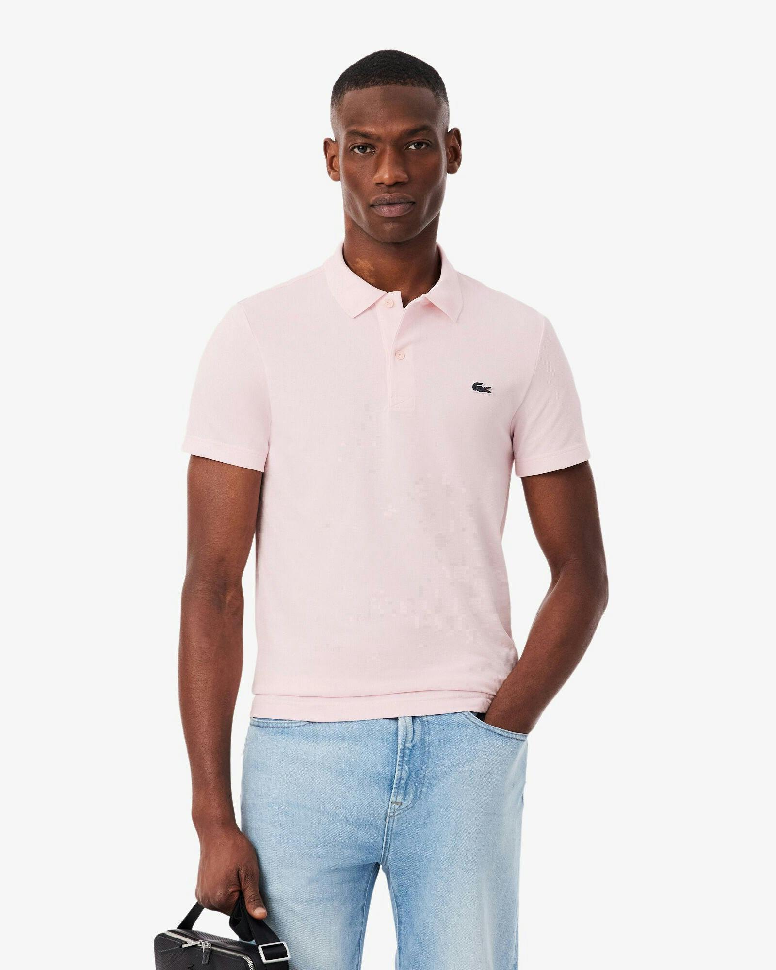 Lacoste Men's Short Sleeved Polo Shirt - Flamingo T03 - Flamingo T03 - L