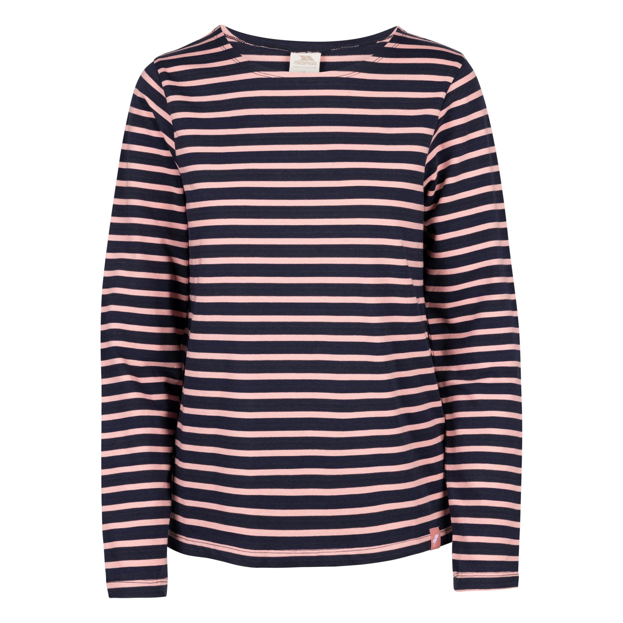 Trespass Women's Pink / Karen Yarn Dyed Stripe Shirt - Shell - Xxl - Shell - 95% Cotton/5% Elastane