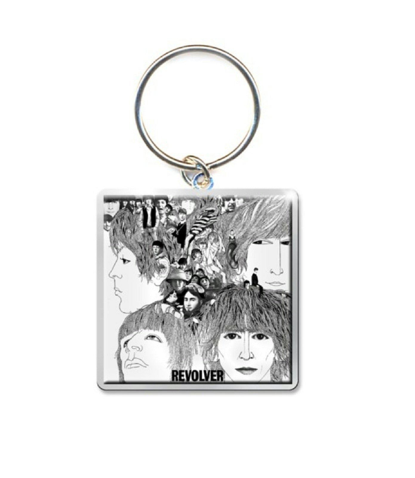 Paradiso Clothing The Beatles Keyring Revolver Album Keychain