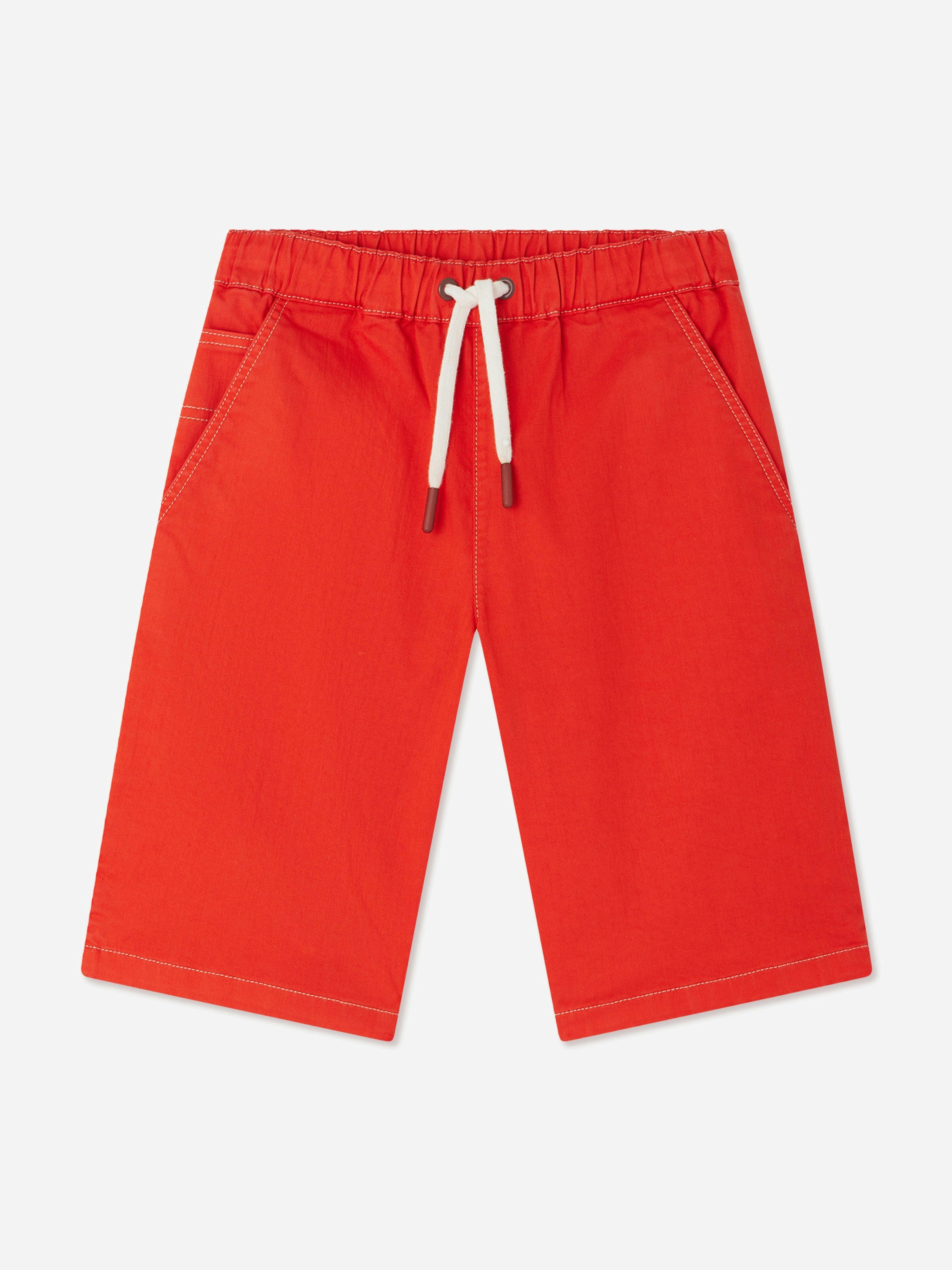 Bonpoint Boys Red Elgar Shorts In - 10 Yrs