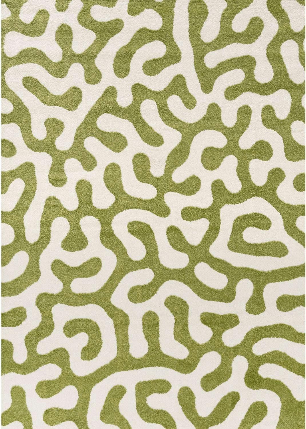 Rackhams Green/White Joli Doodle & Rug - 240X340 Cm