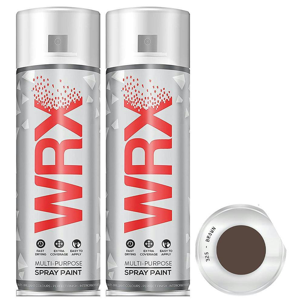 WRX 12 X Spray Paint 400 ml - Brown 325 RAL 8016 - Image 3