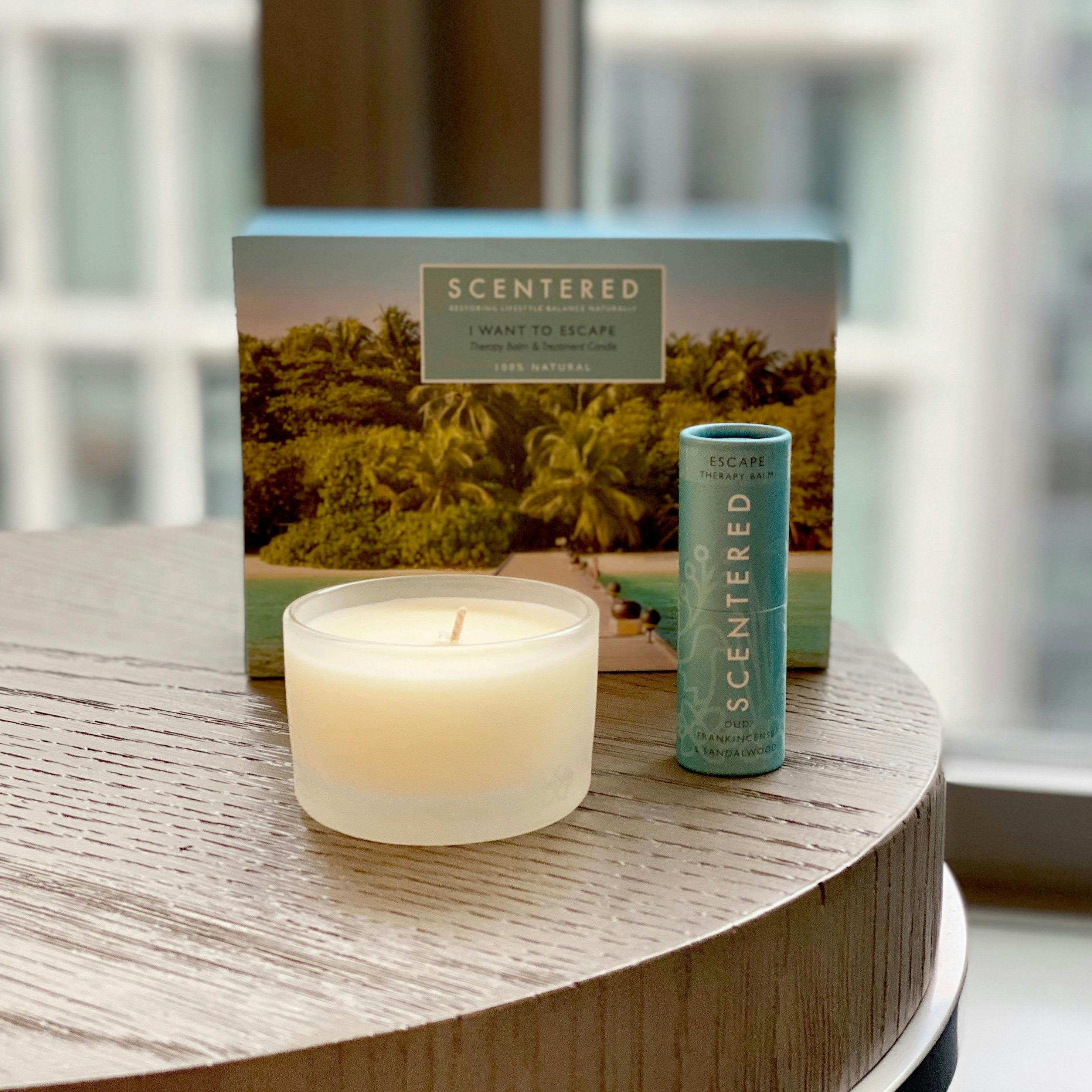 Scentered Escape Balm And Candle Set