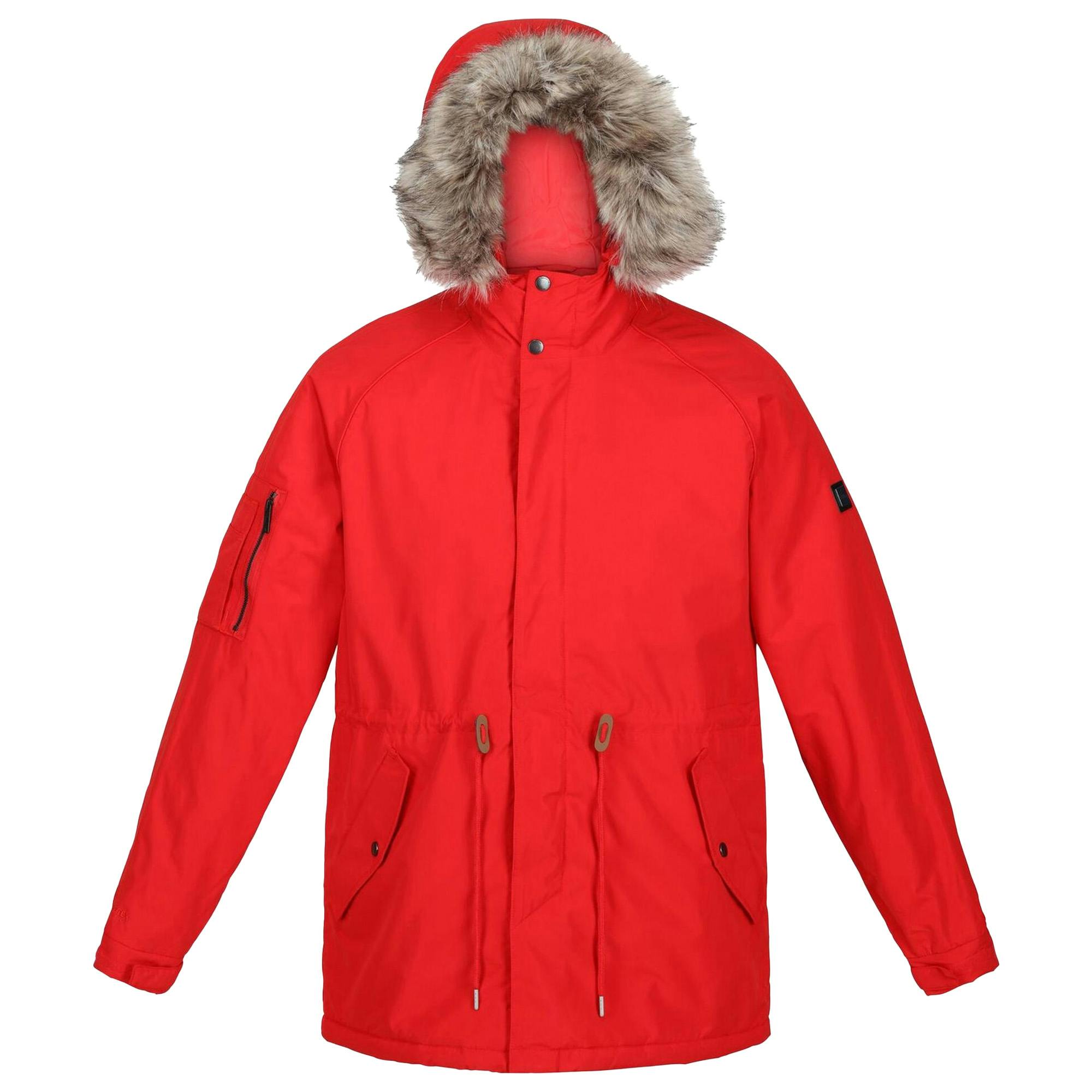 Regatta Men's Red Salinger Iii Parka - Code - Code - L - 100% Polyester