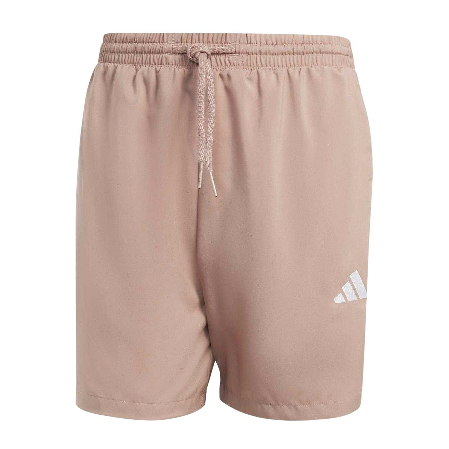 Adidas Men's 3 Stripes Shorts - Warm Clay - M - Warm Clay - 100% Polyester